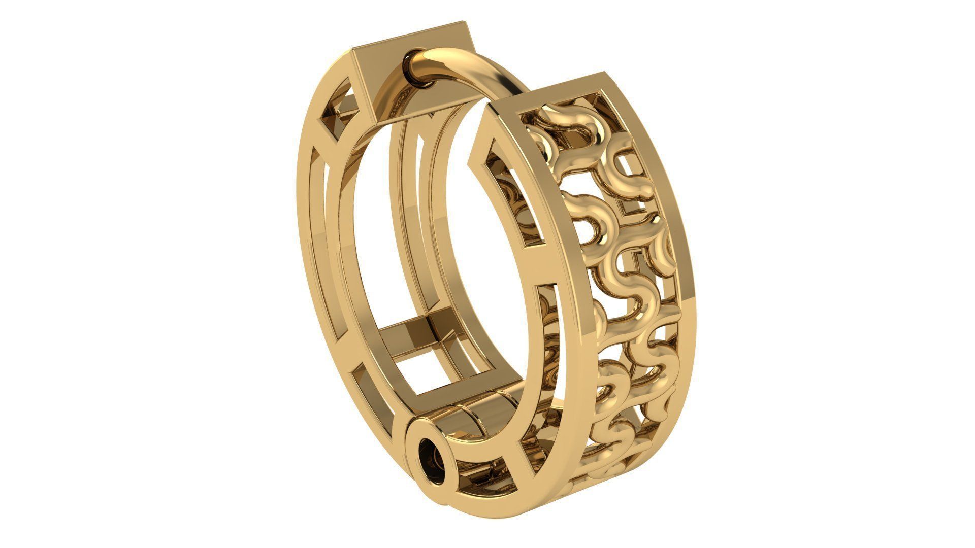 HUGGIES WITHOUT STONE IN LIGHT WEIGHT 3D print model_19