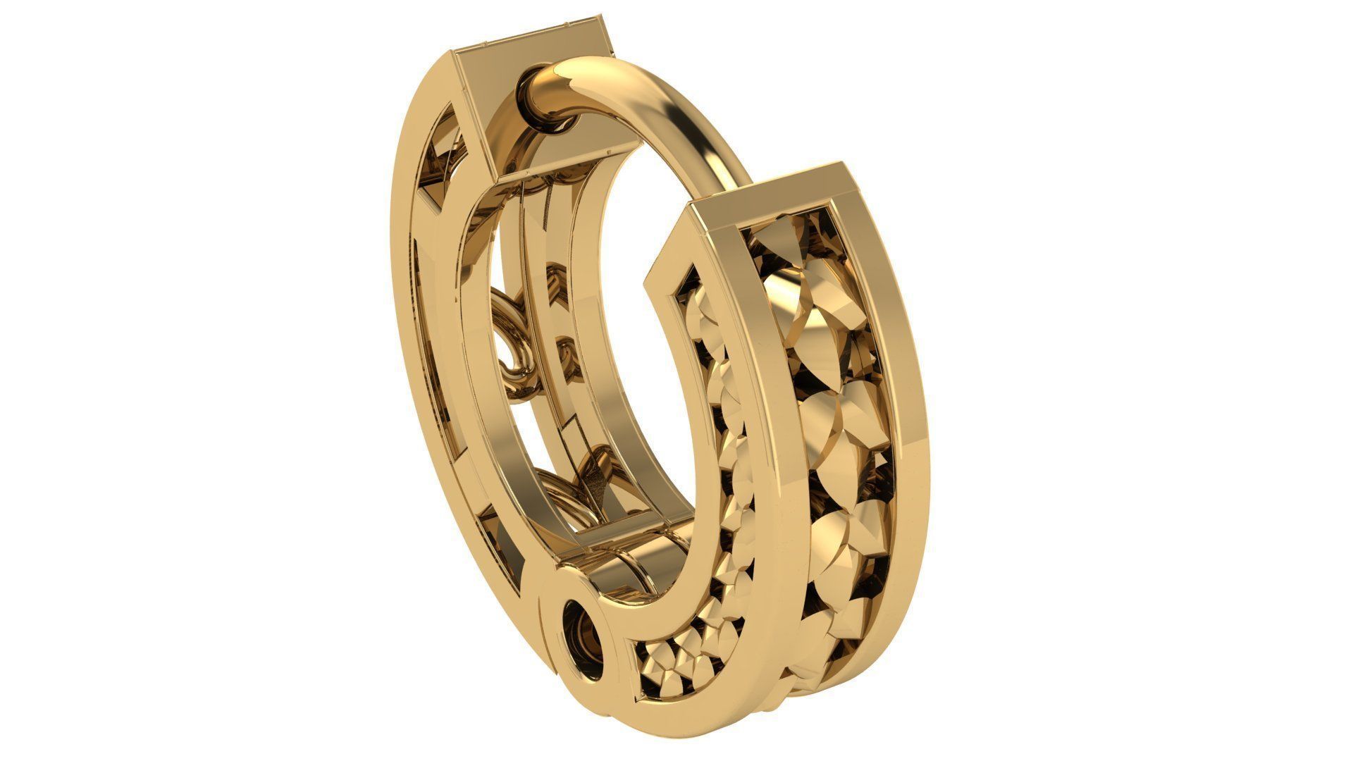 HUGGIES WITHOUT STONE IN LIGHT WEIGHT 3D print model_25