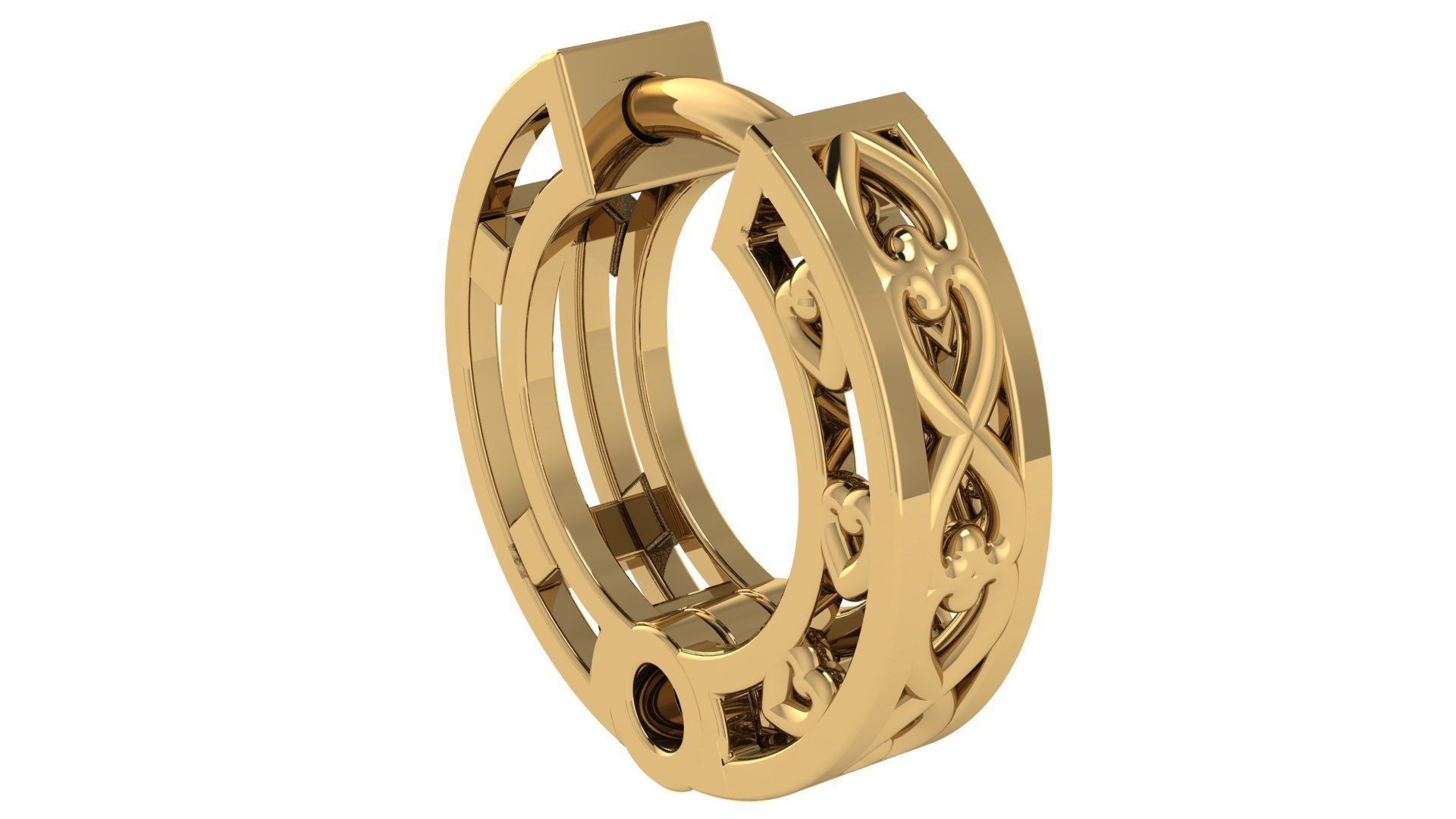 HUGGIES WITHOUT STONE IN LIGHT WEIGHT 3D print model_46