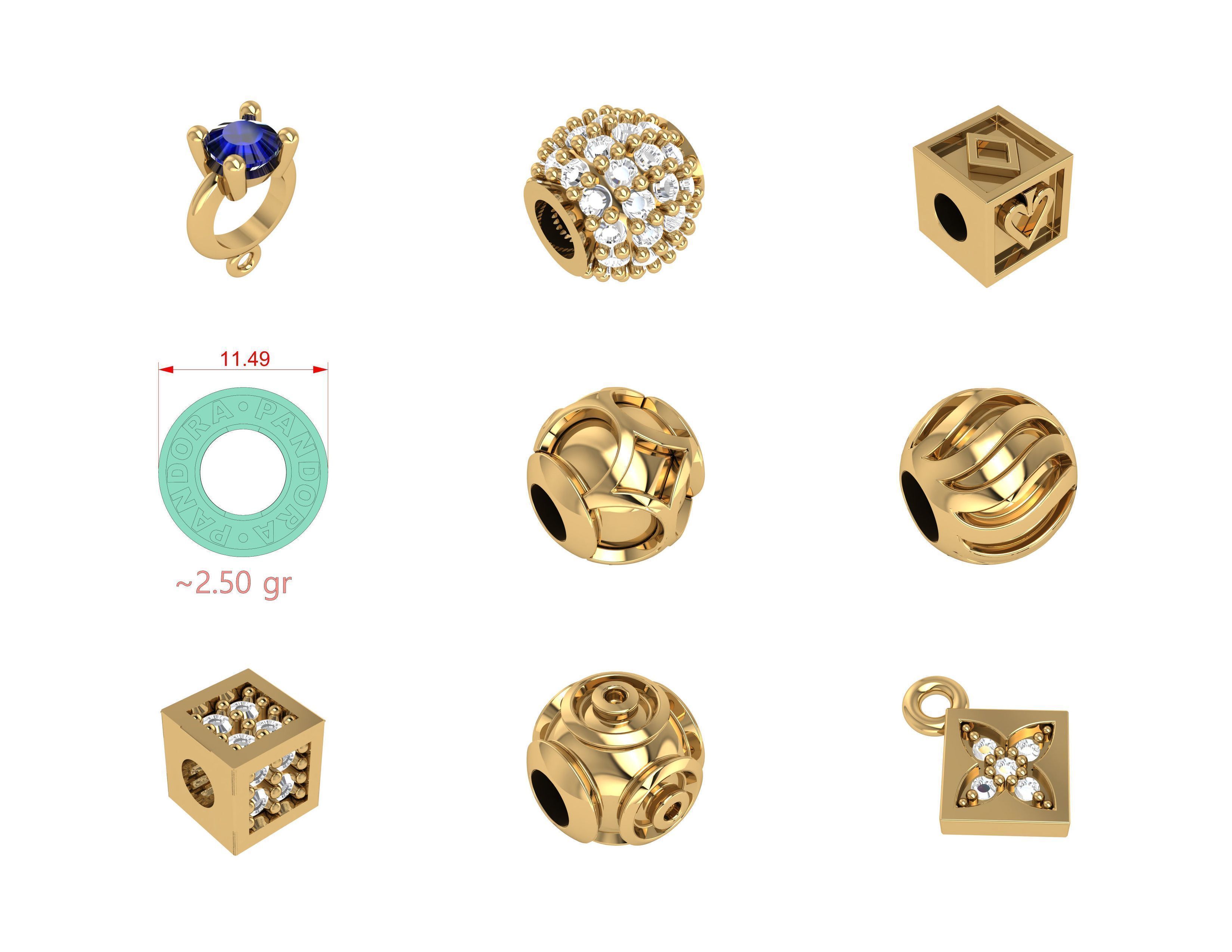 HUGGIES WITHOUT STONE IN LIGHT WEIGHT 3D print model_5