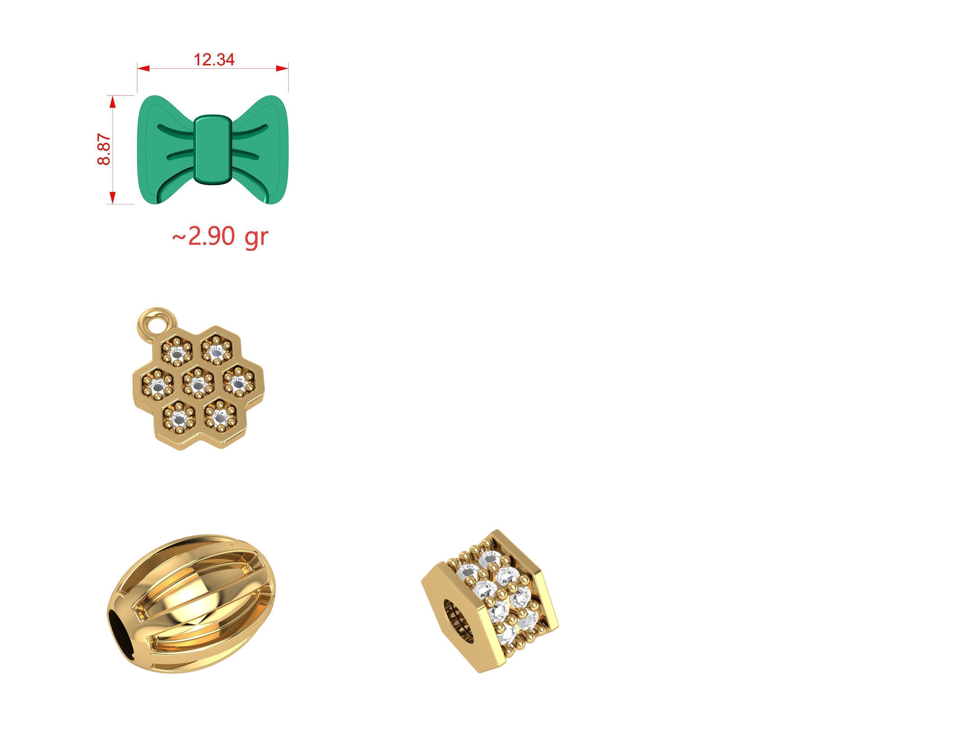 HUGGIES WITHOUT STONE IN LIGHT WEIGHT 3D print model_8