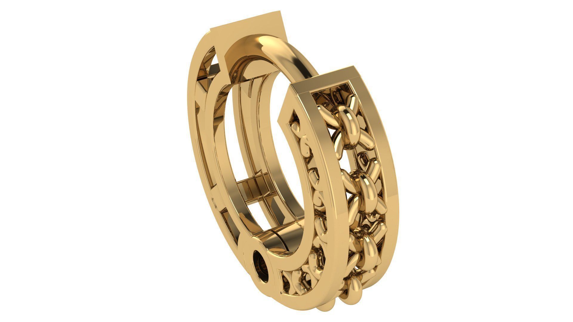 HUGGIES WITHOUT STONE IN LIGHT WEIGHT 3D print model_45