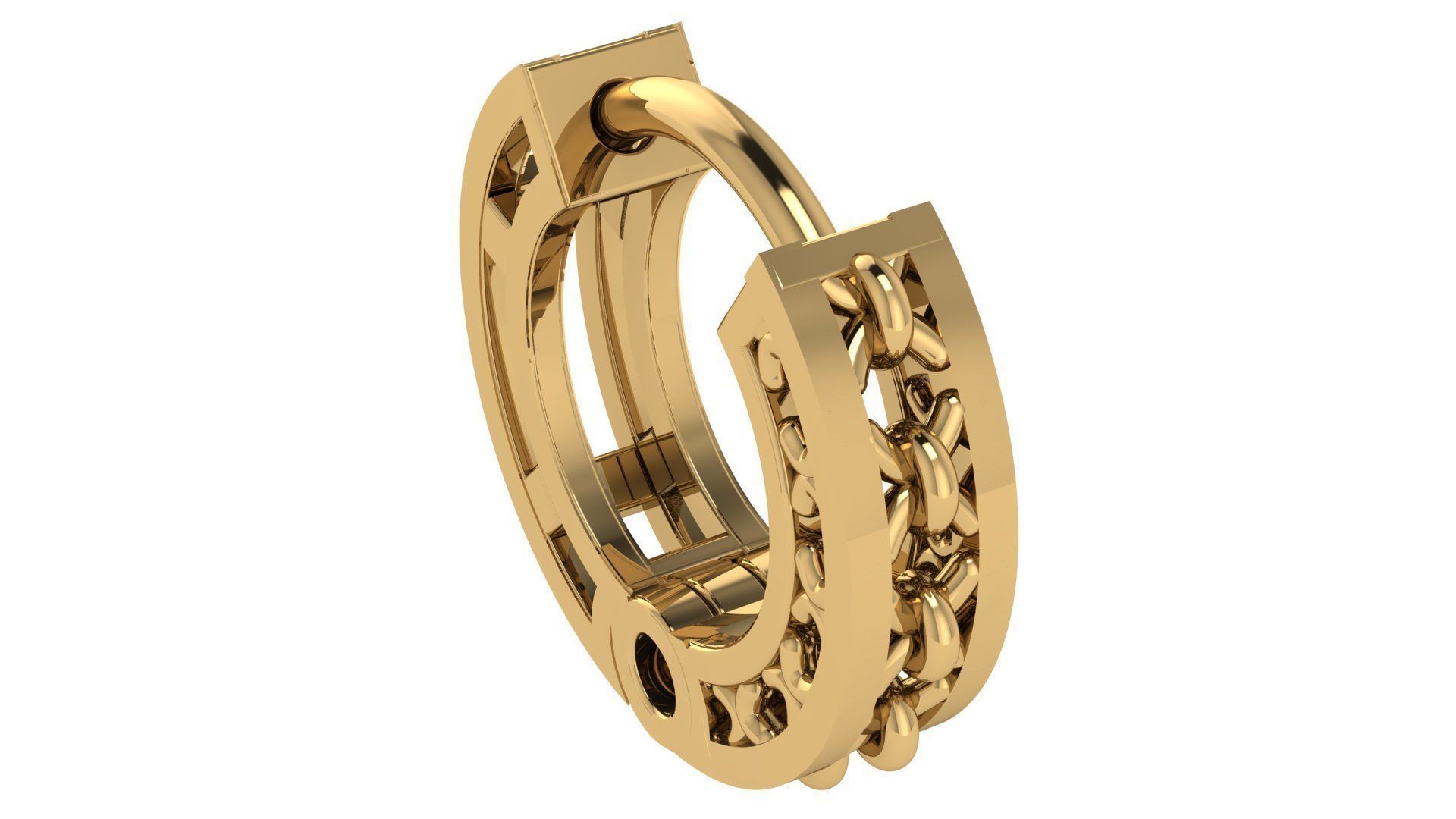 HUGGIES WITHOUT STONE IN LIGHT WEIGHT 3D print model_11