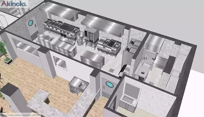 Restaurant Kitchen And Bar Project