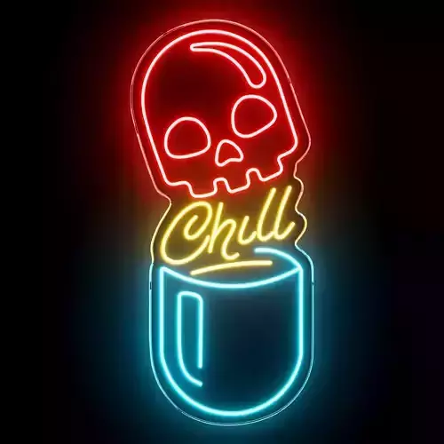 Chill Pill Neon Sign