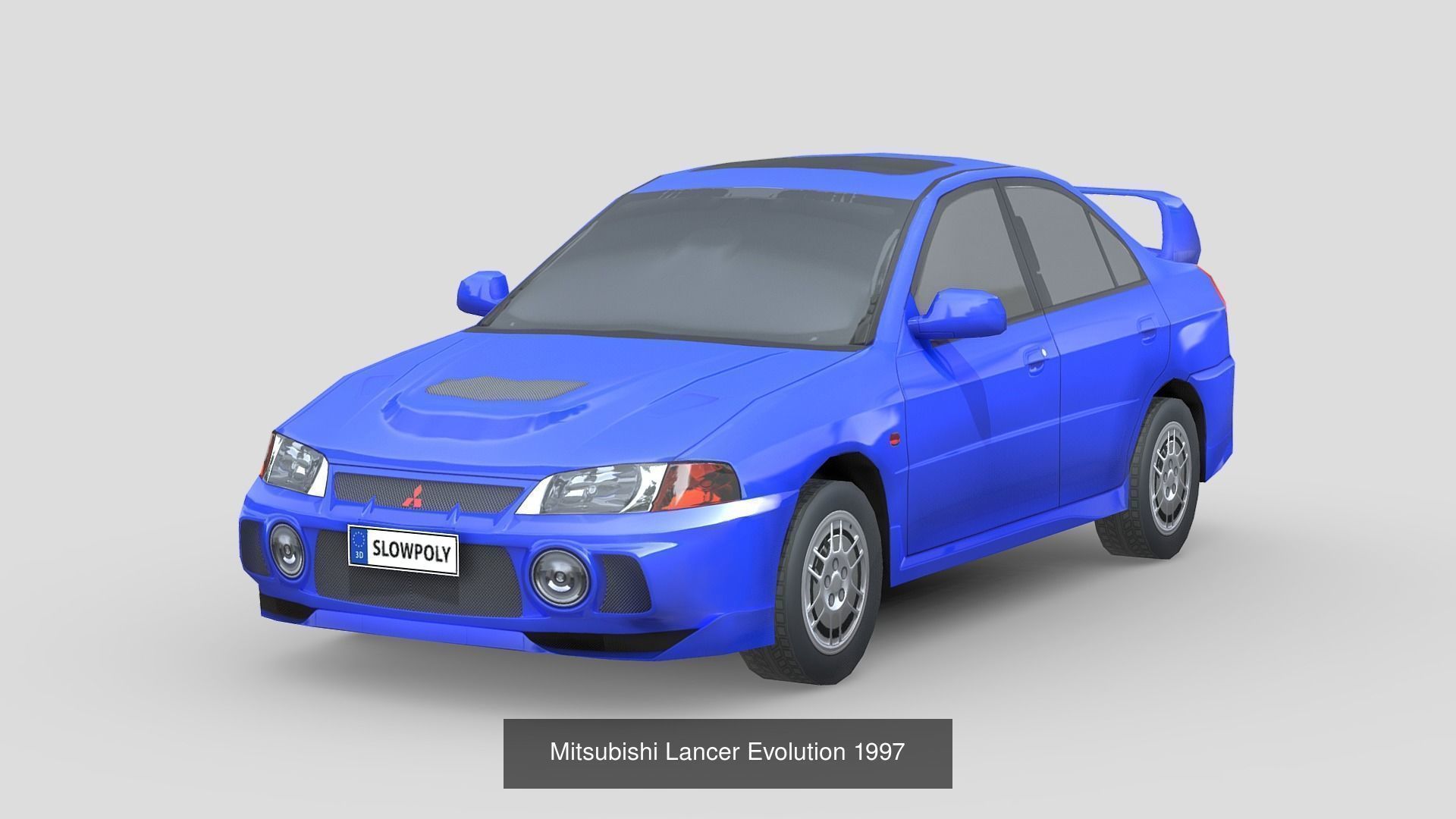 Low-Poly Car Pack 018 - Retro Vibes 3D Model Collection_13