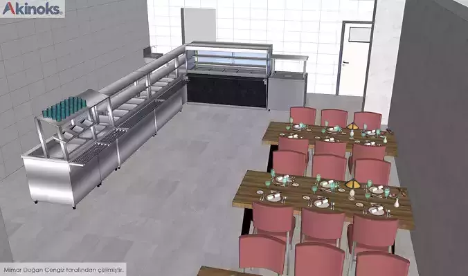 Personel Staff Area 3D model