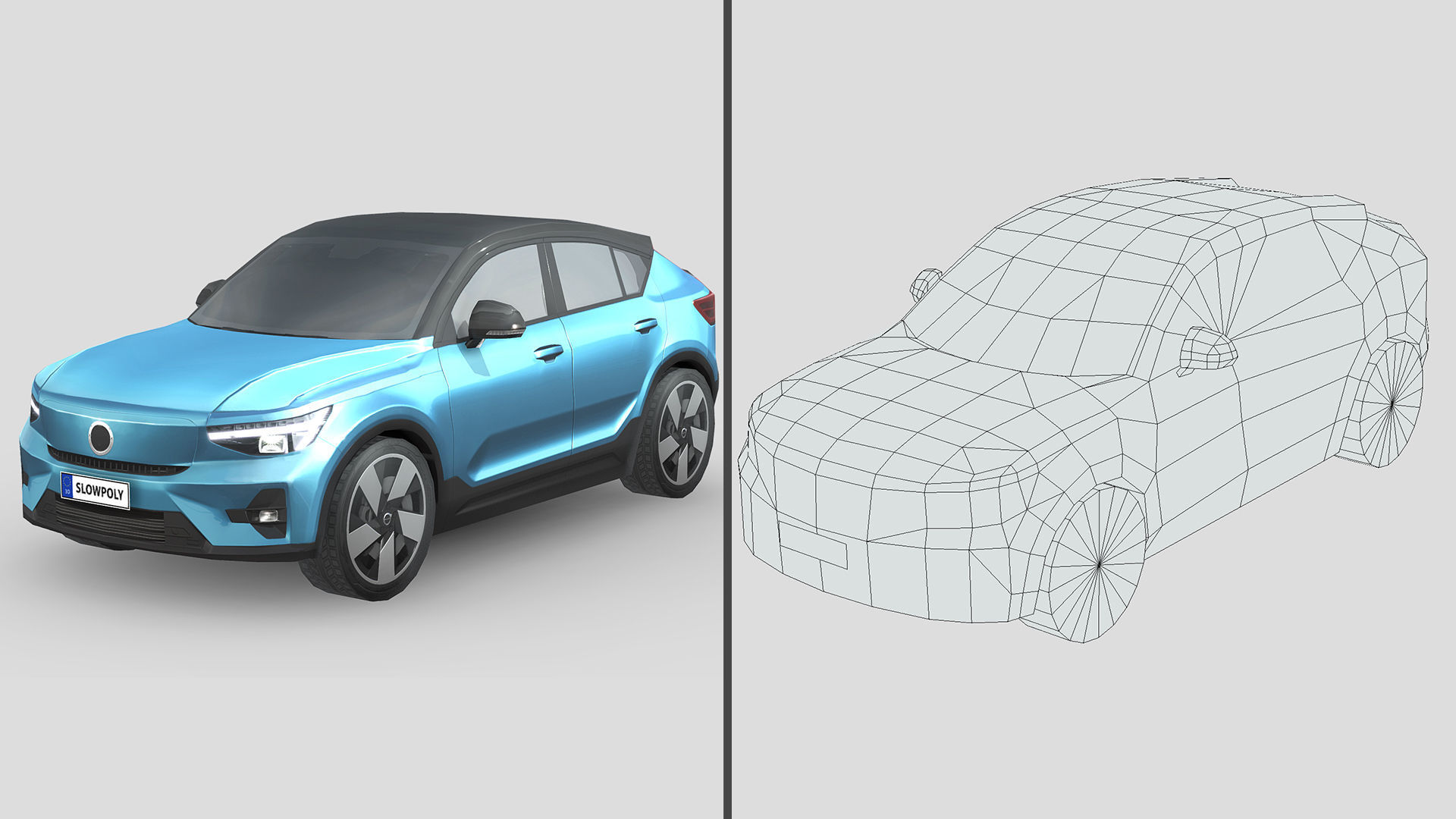 Low-Poly Car Pack 019 - Dynamic Duo 3D Model Collection_8