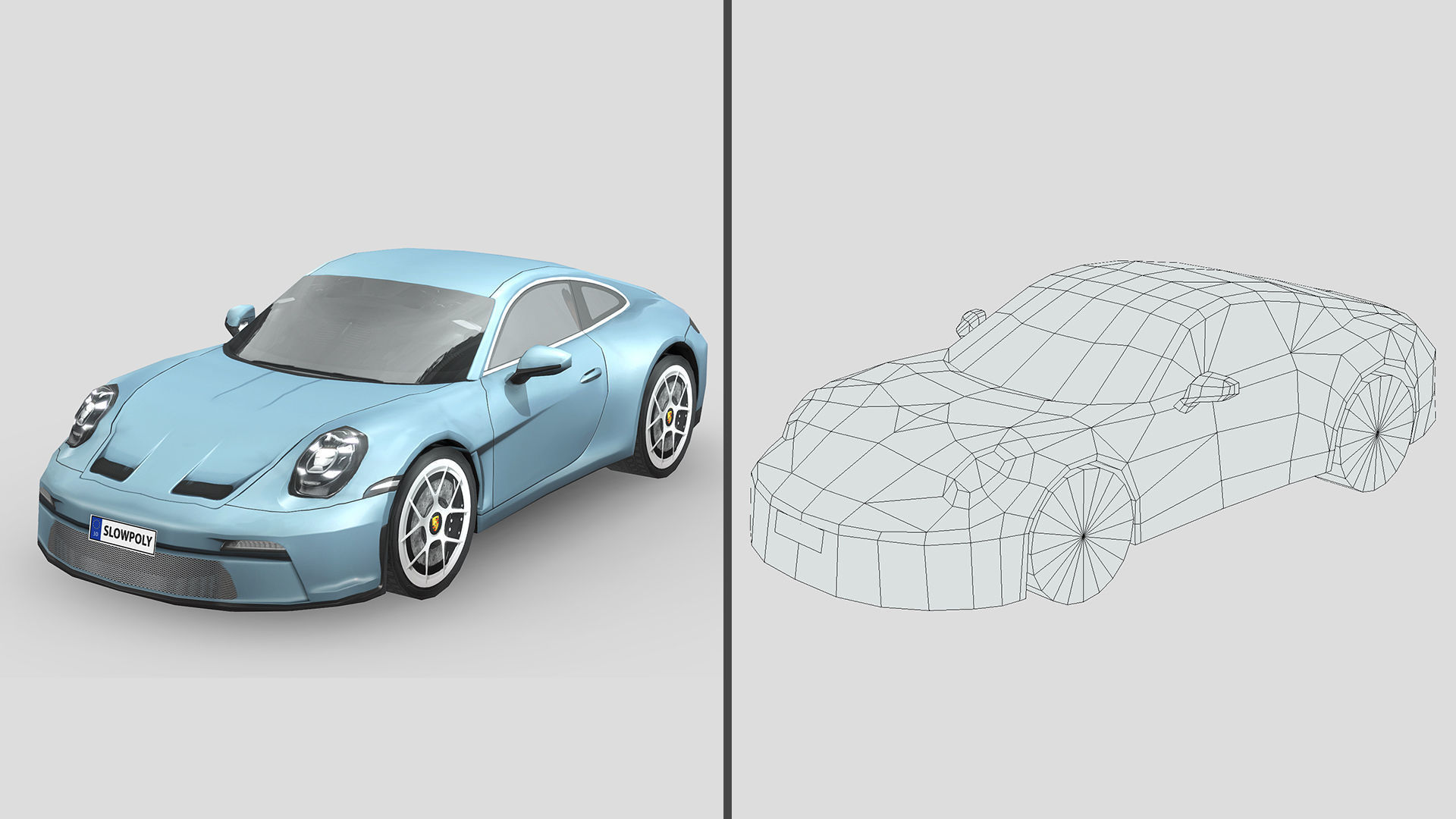 Low-Poly Car Pack 019 - Dynamic Duo 3D Model Collection_6