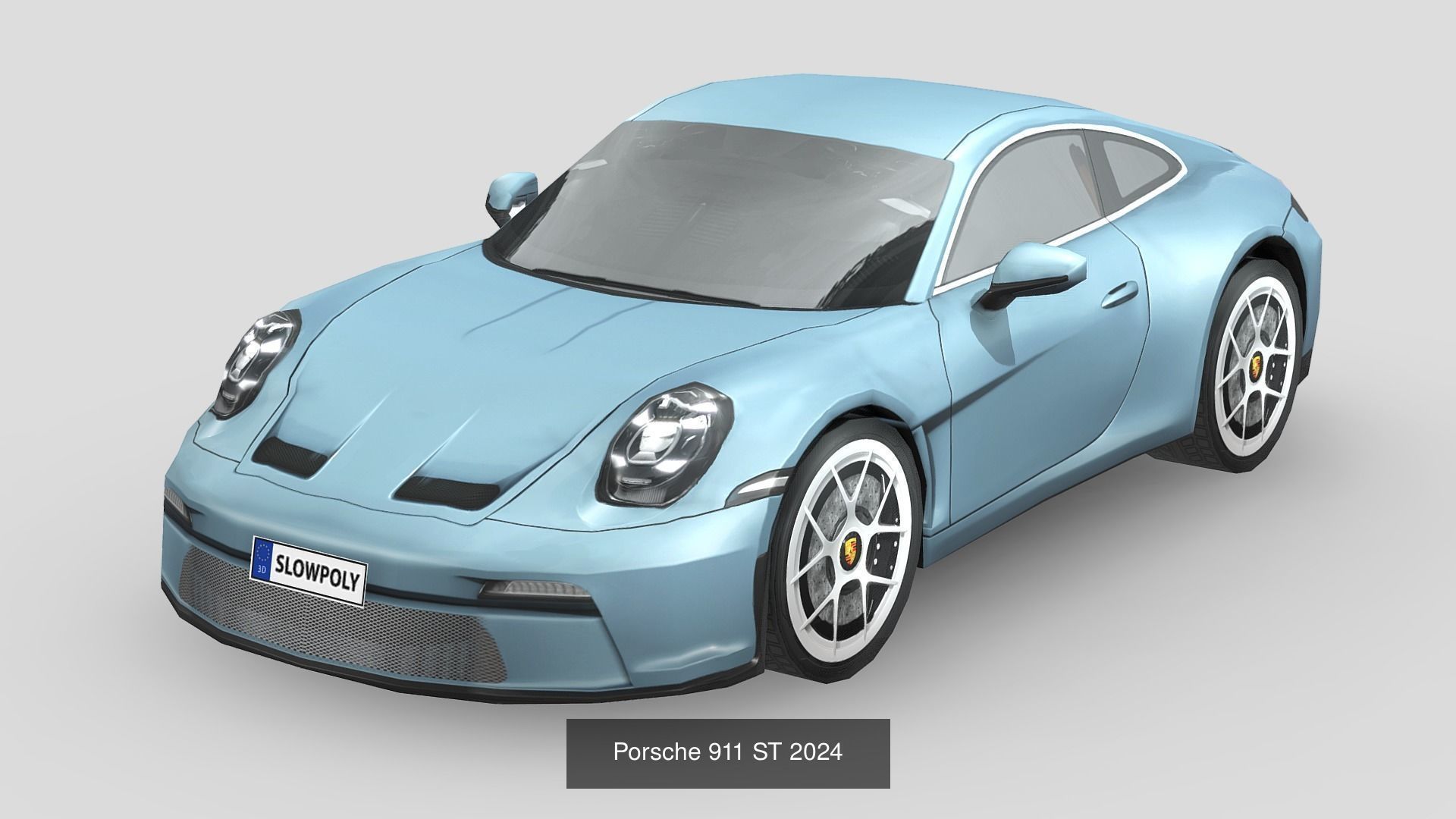 Low-Poly Car Pack 019 - Dynamic Duo 3D Model Collection_12