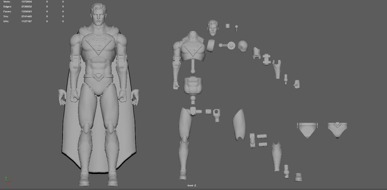 BATMAN ACTION FIGURE  3D print model_11