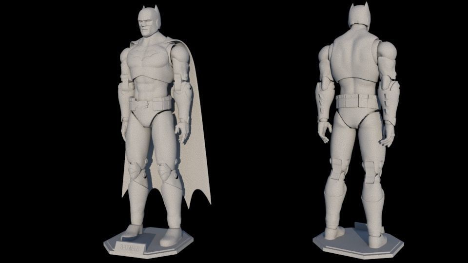 BATMAN ACTION FIGURE  3D print model_6