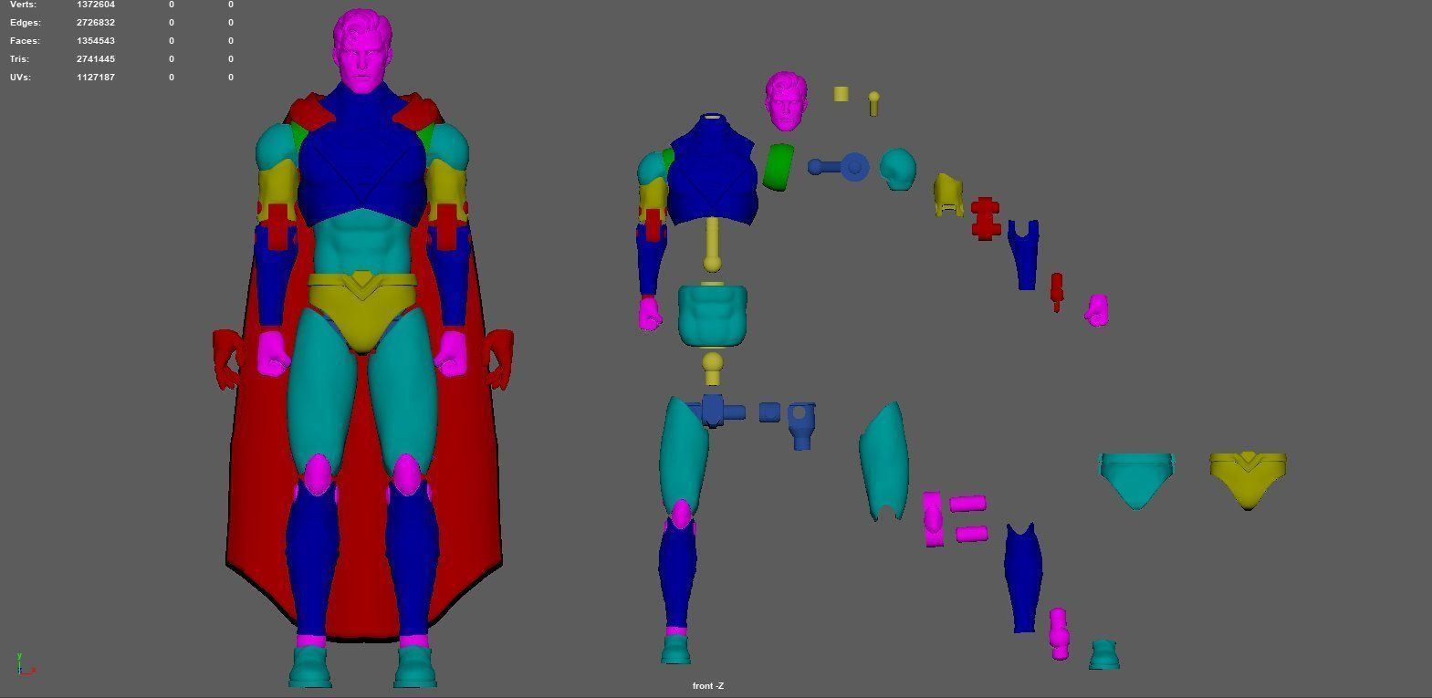 BATMAN ACTION FIGURE  3D print model_10