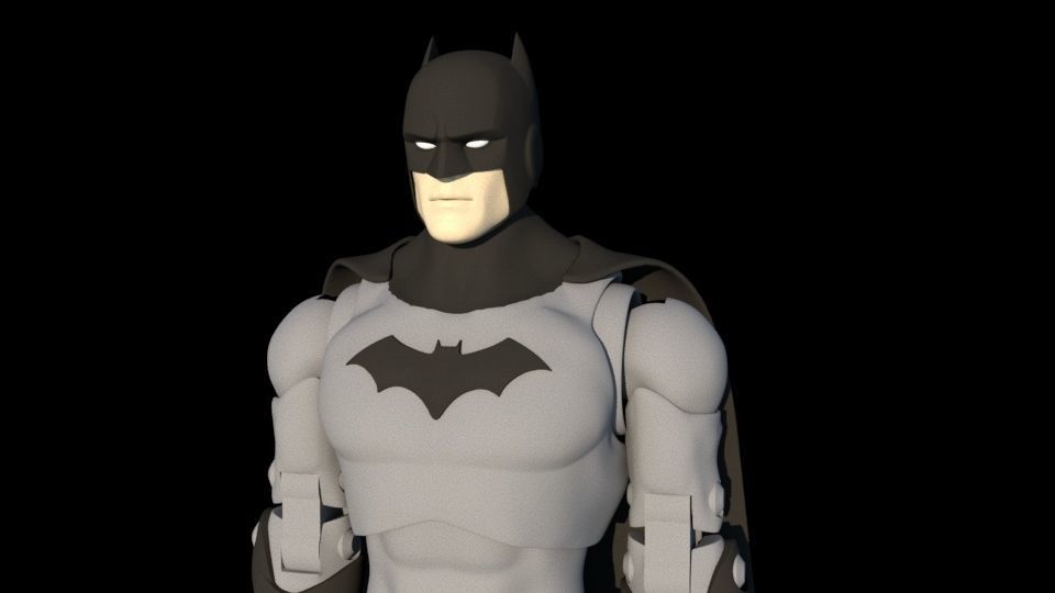 BATMAN ACTION FIGURE  3D print model_2