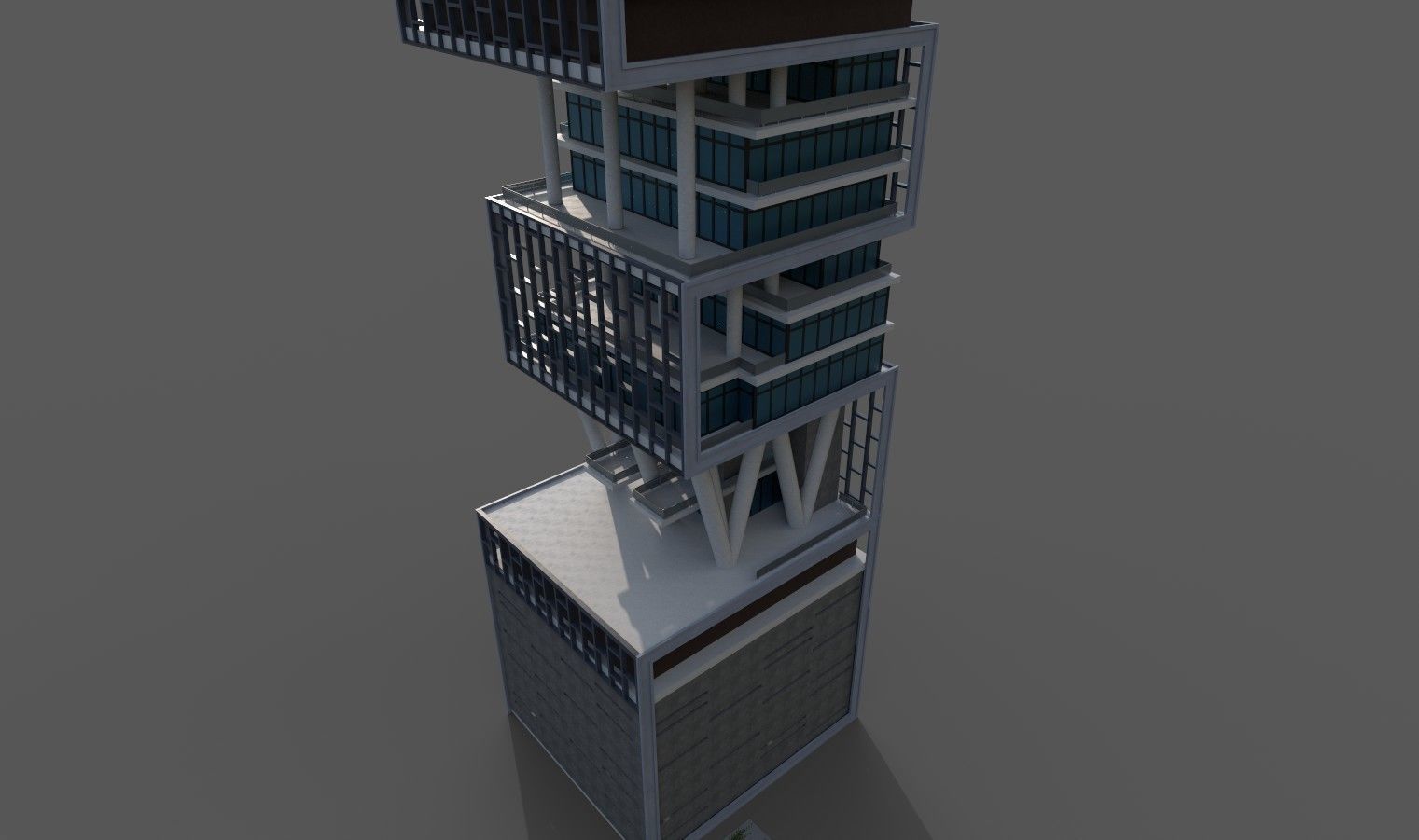 ANTILIA HOUSE 3D model 3D model_3