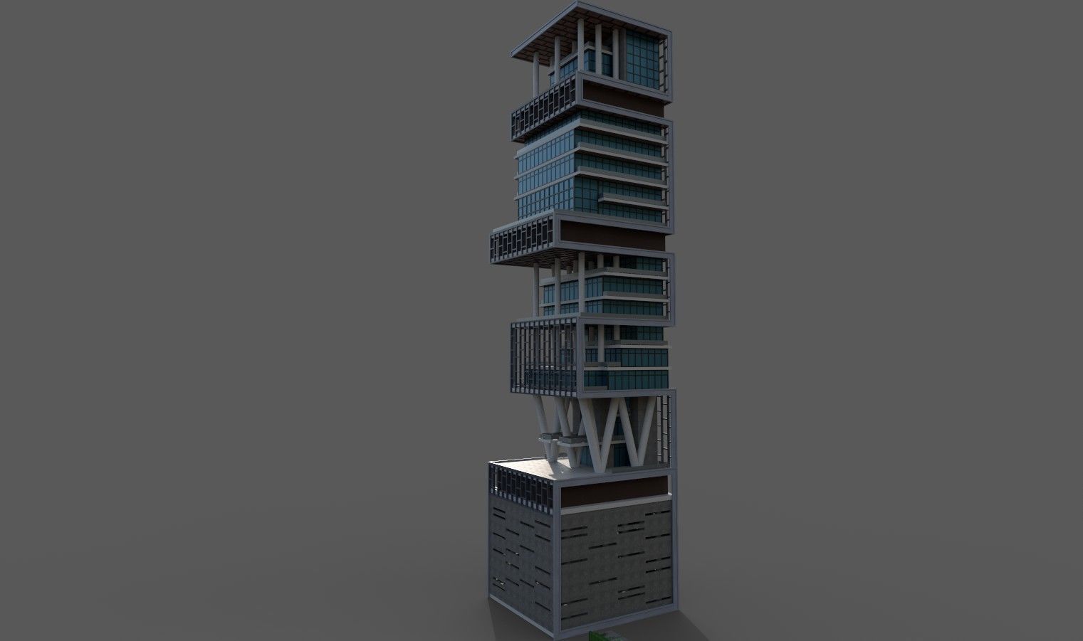 ANTILIA HOUSE 3D model 3D model_1