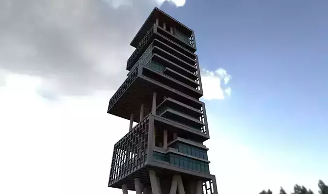 ANTILIA HOUSE 3D model 3D model