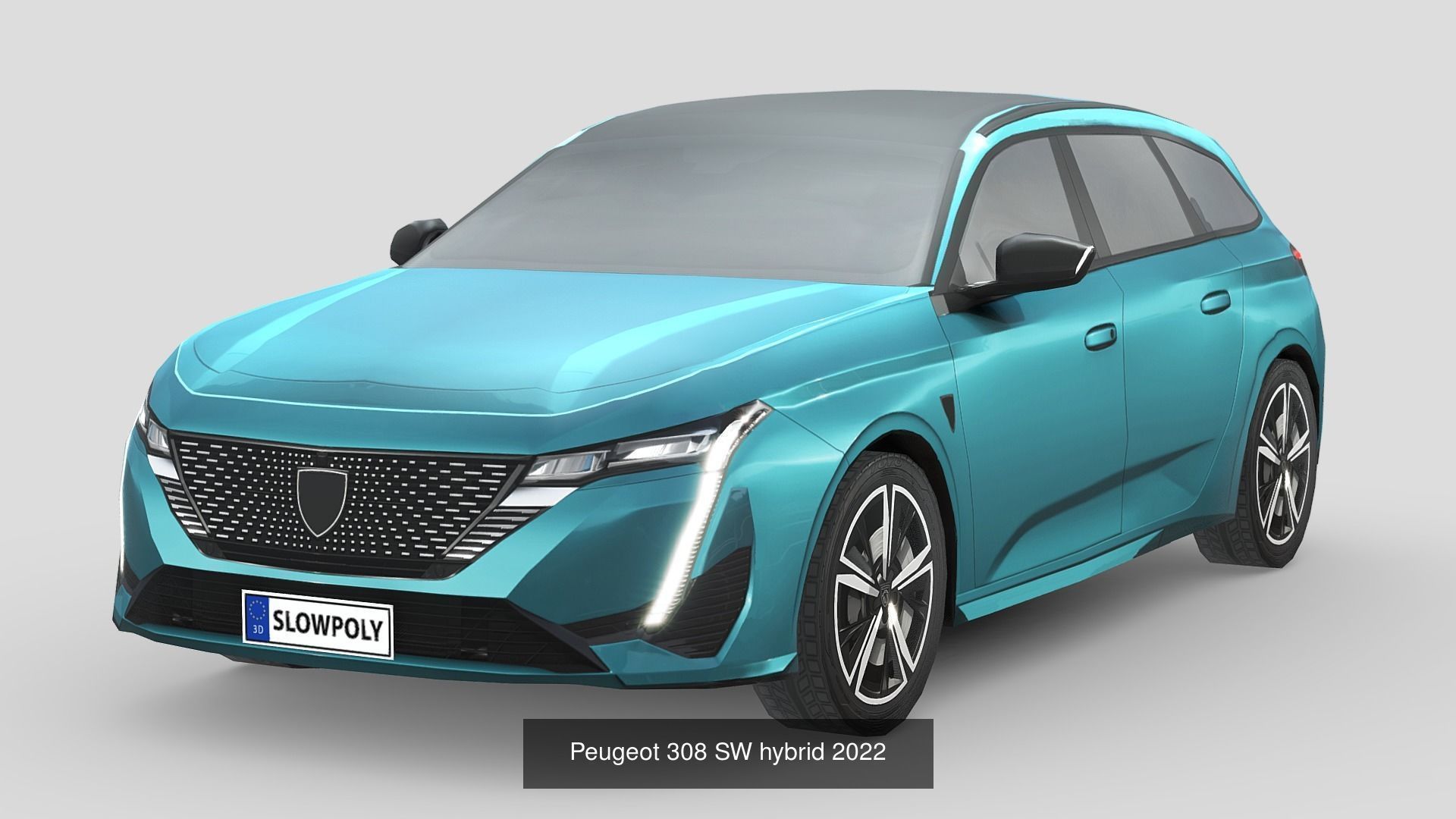 Low-Poly Car Pack 020 - City Chic 3D Model Collection_13