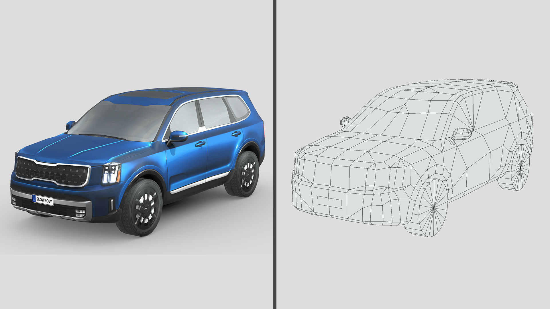 Low-Poly Car Pack 020 - City Chic 3D Model Collection_4