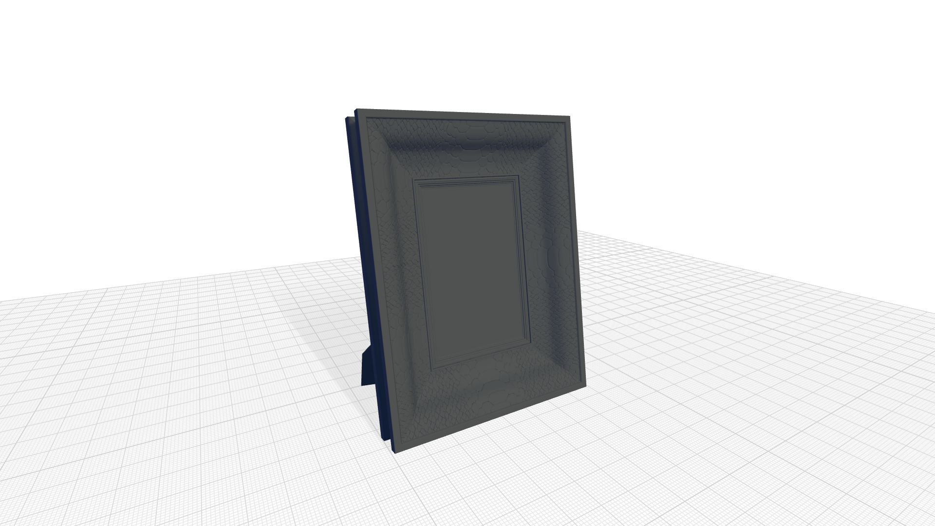Leather Picture Frame 3D model_2