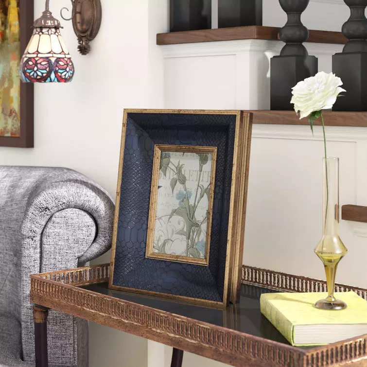Leather Picture Frame 3D model_0
