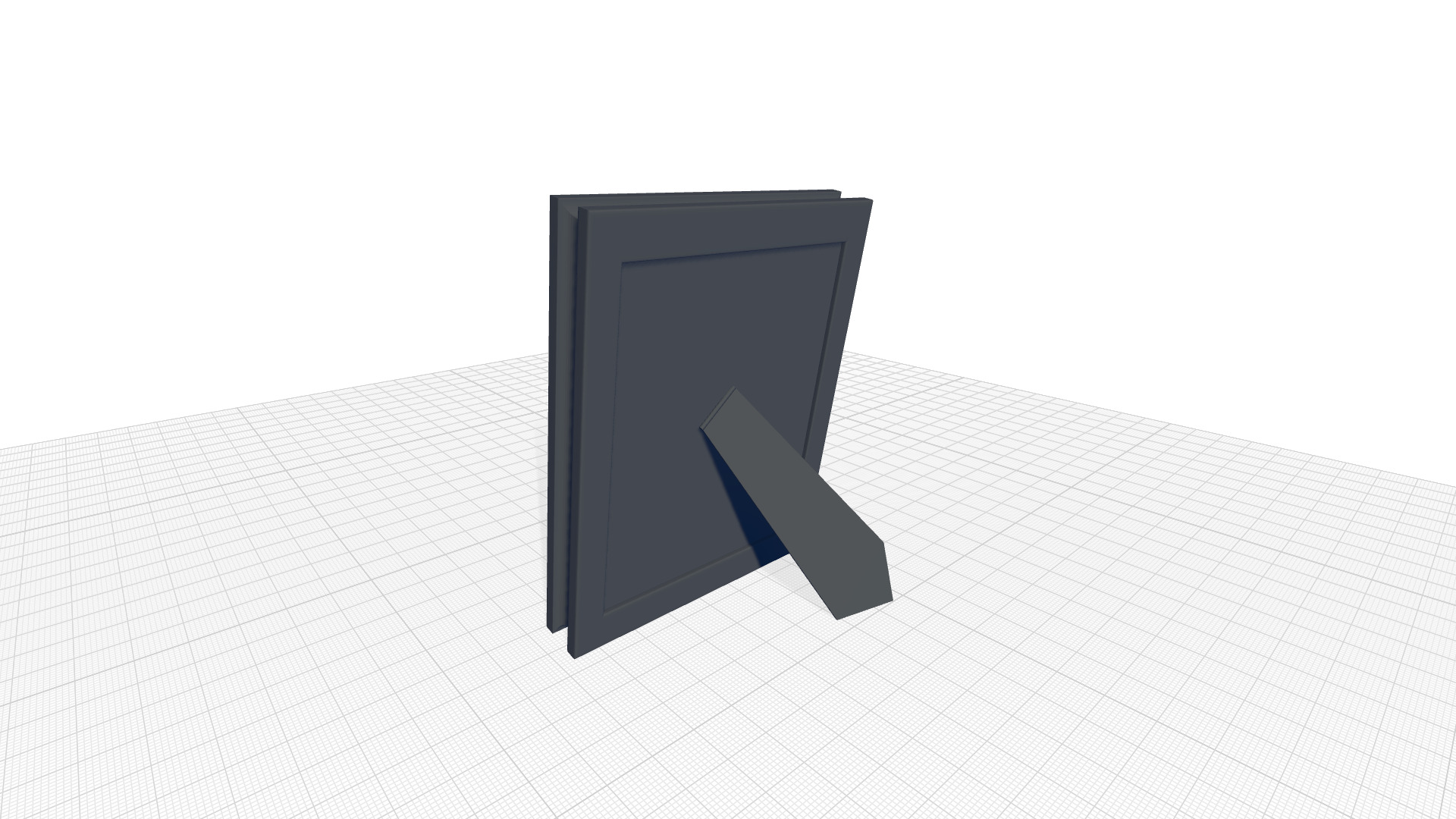 Leather Picture Frame 3D model_4