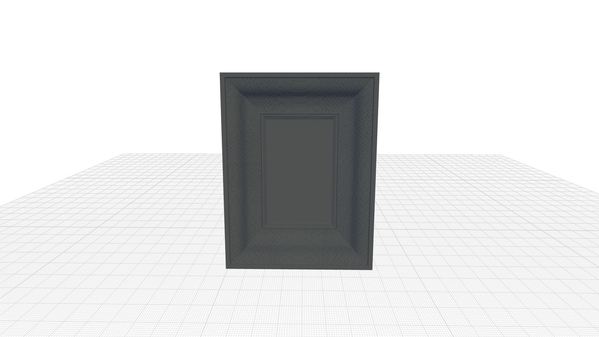 Leather Picture Frame 3D model_3
