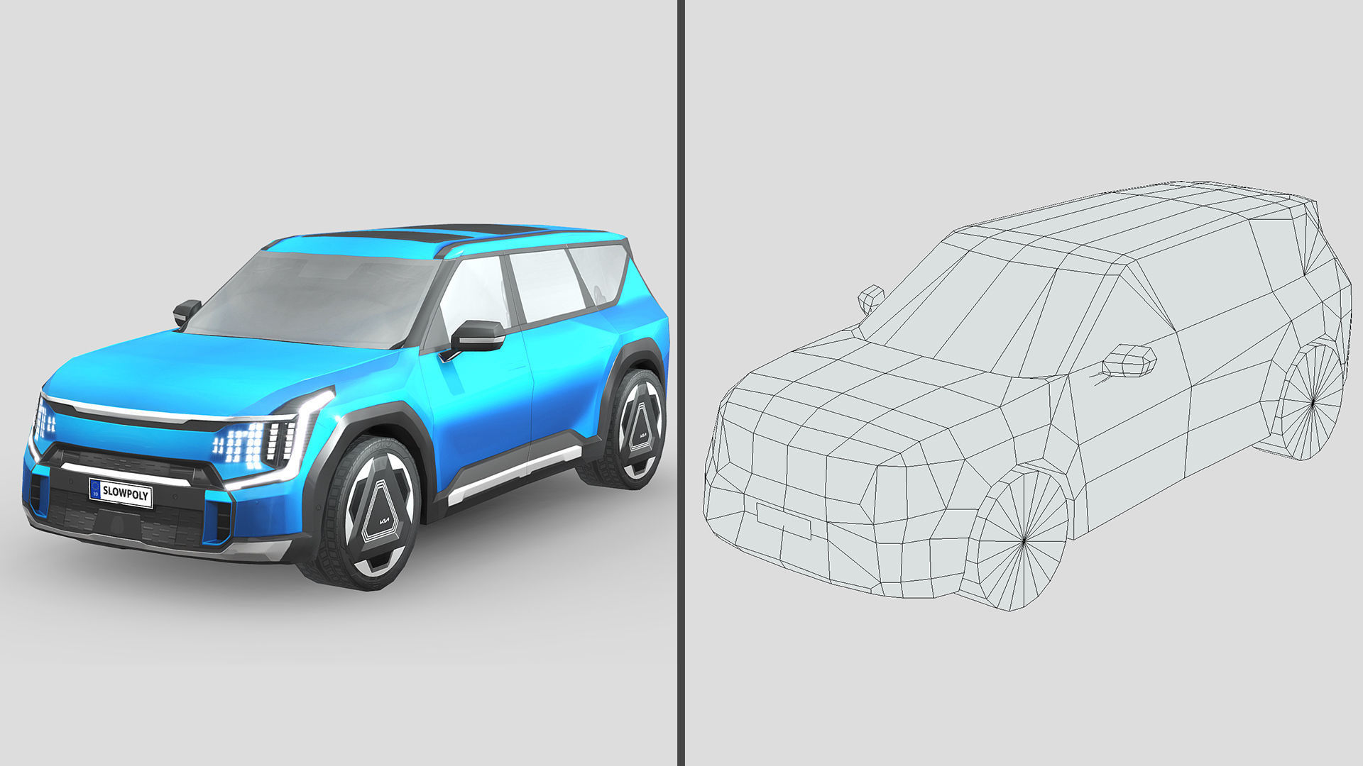 Low-Poly Car Pack 022 - Urban Adventurers 3D Model Collection_4