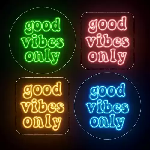 Good Vibes Neon Sign