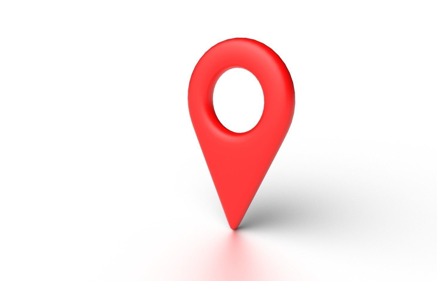 Map Pointer M01 Low-poly 3D model_2