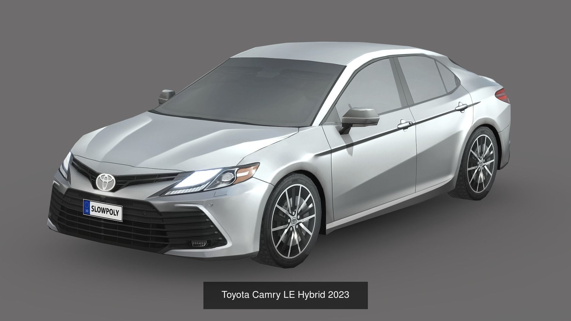 Low-Poly Car Pack 023 - High-Tech Hybrids 3D Model Collection_12