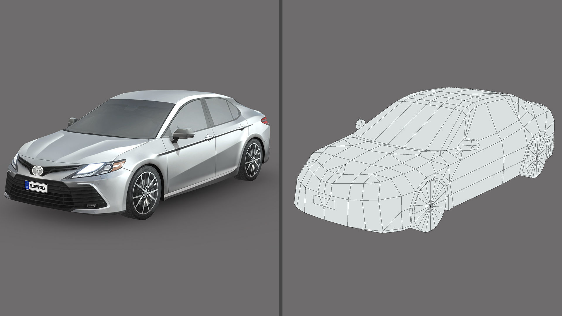 Low-Poly Car Pack 023 - High-Tech Hybrids 3D Model Collection_6