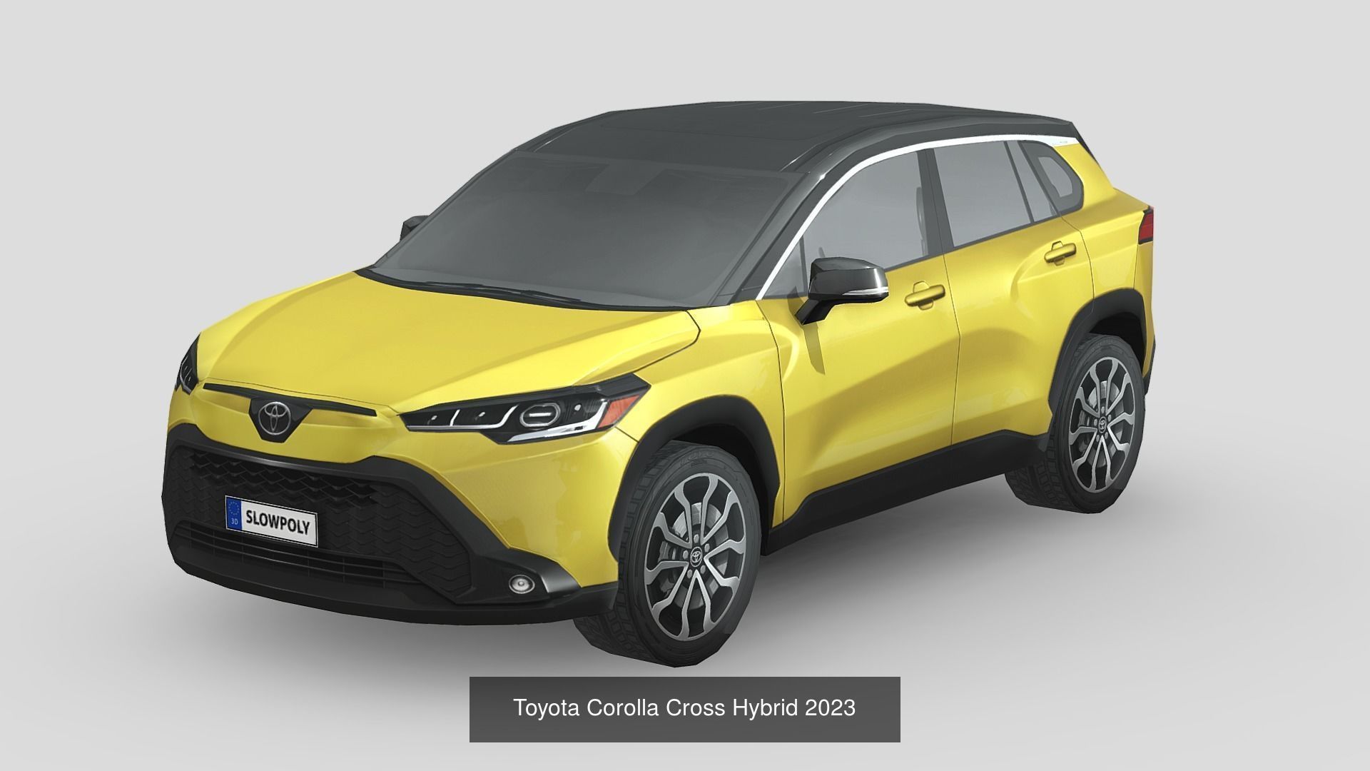 Low-Poly Car Pack 023 - High-Tech Hybrids 3D Model Collection_13