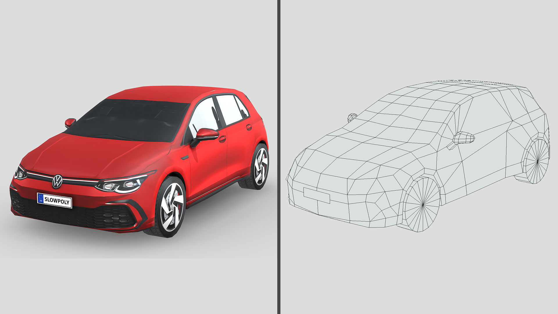 Low-Poly Car Pack 024 - Global Favorites 3D Model Collection_7