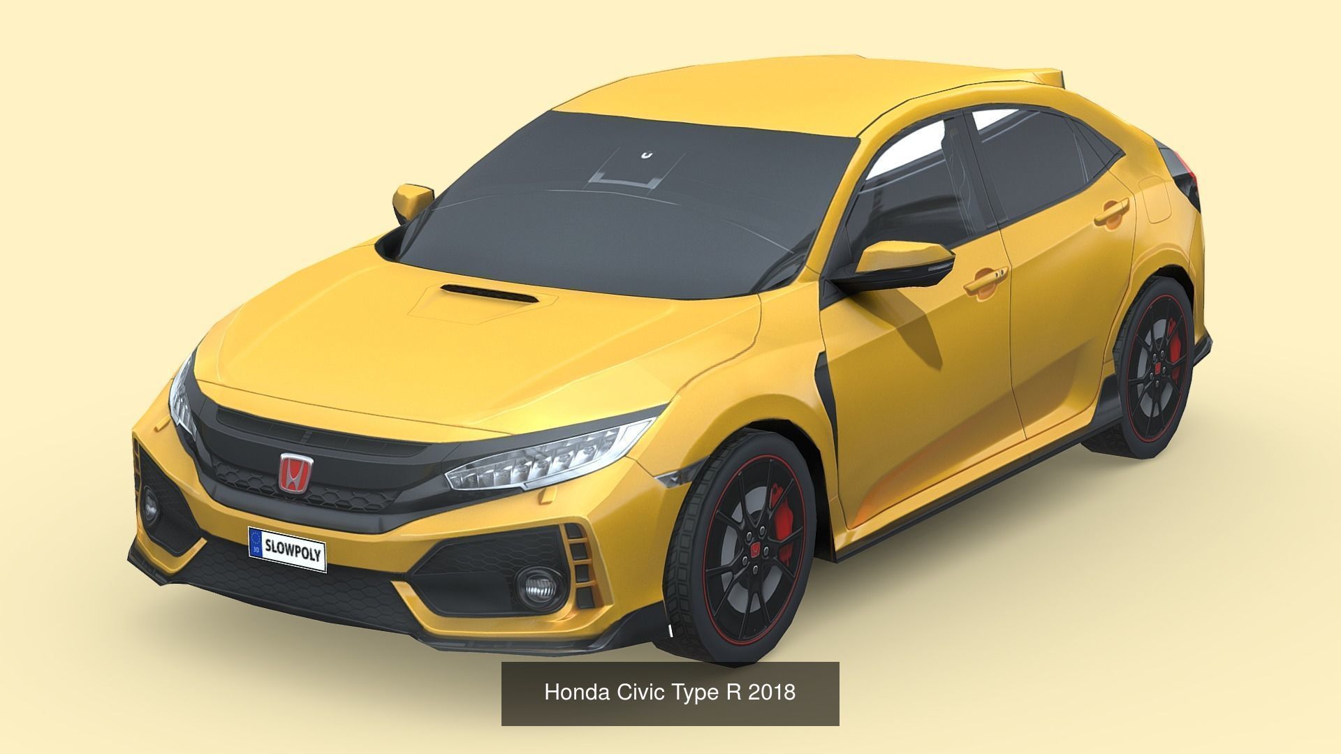 Low-Poly Car Pack 024 - Global Favorites 3D Model Collection_8