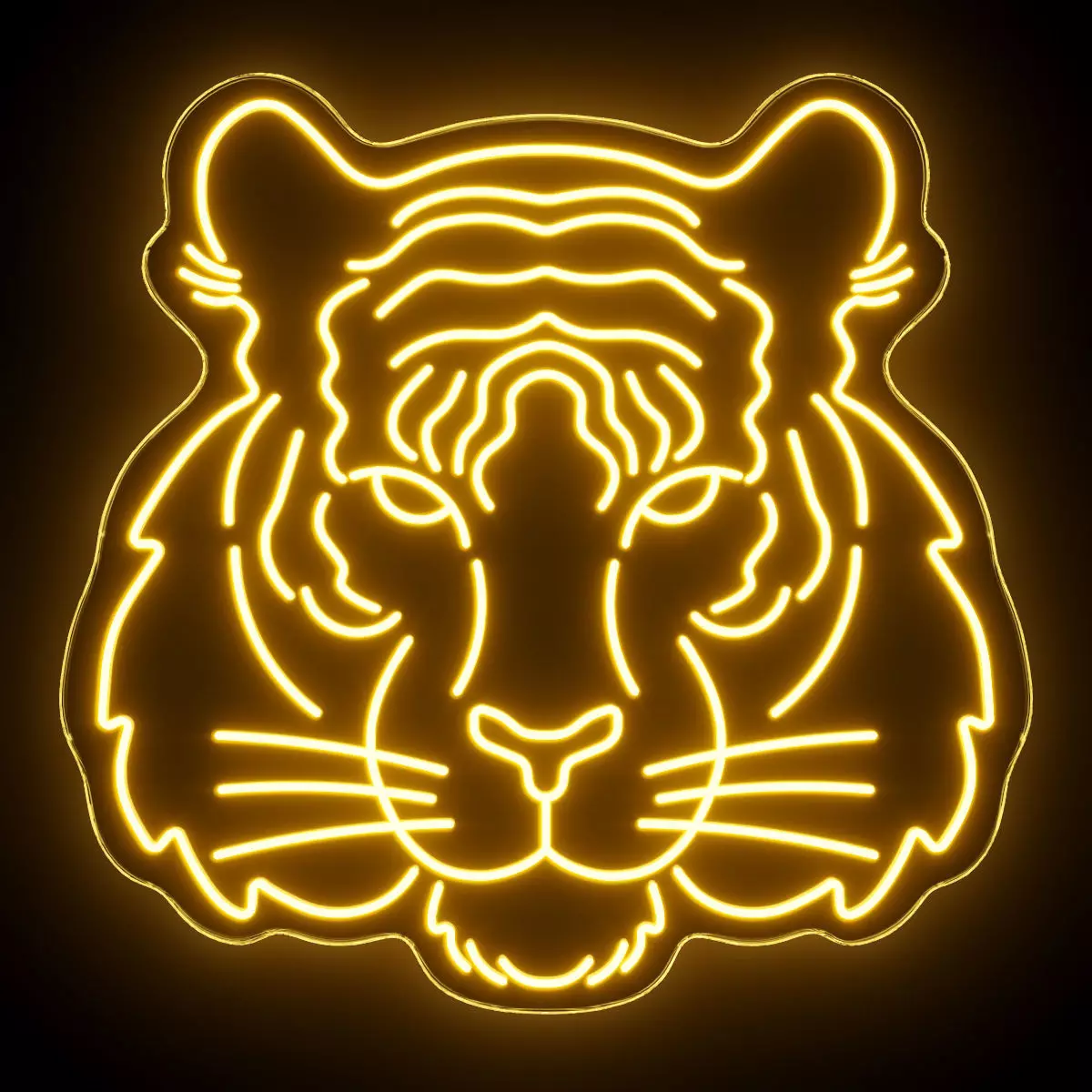 Tiger Neon Sign 3D model