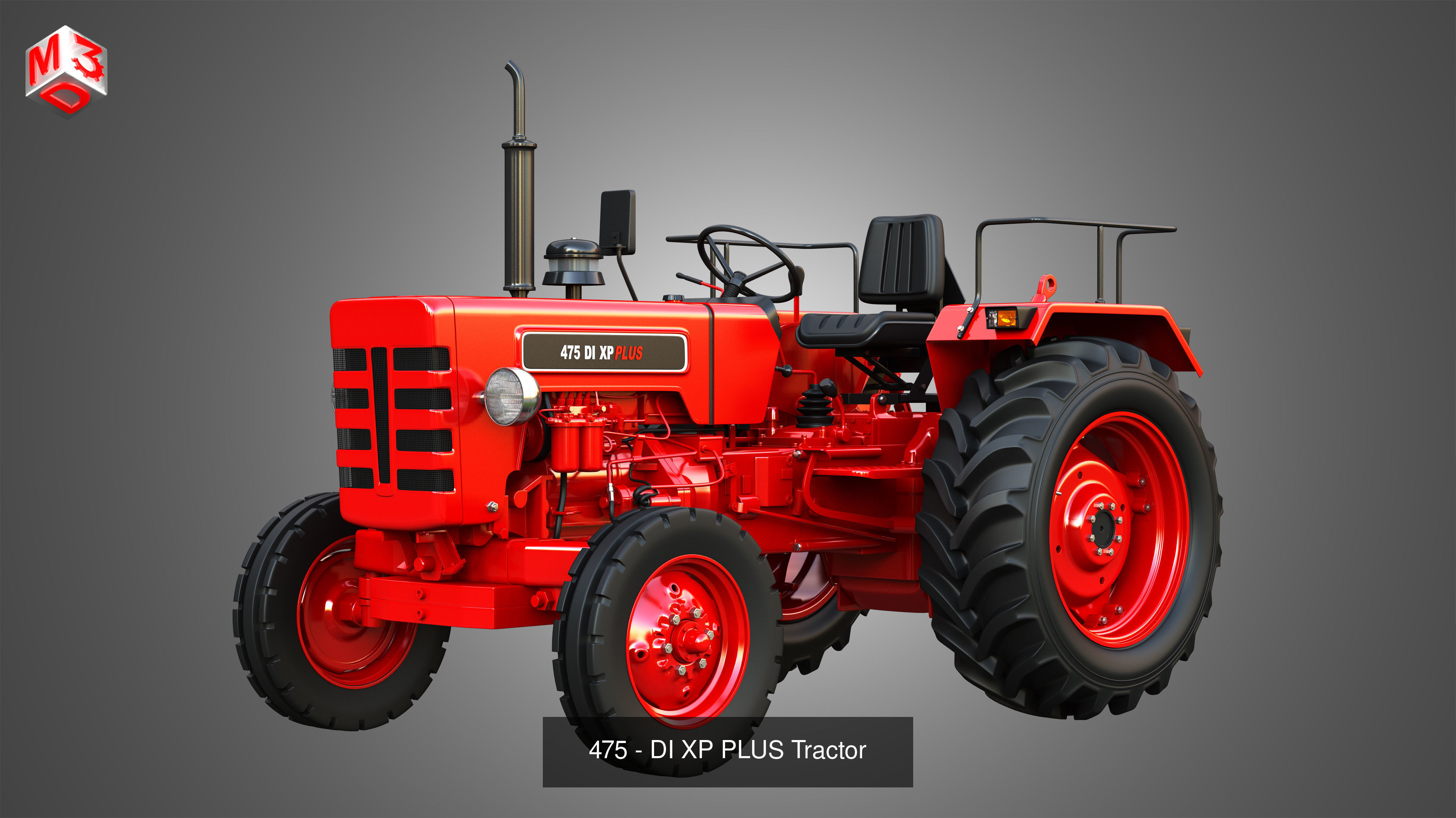 Farming Vehicles and Tools - Package3 - Tractors 3D Model Collection_34