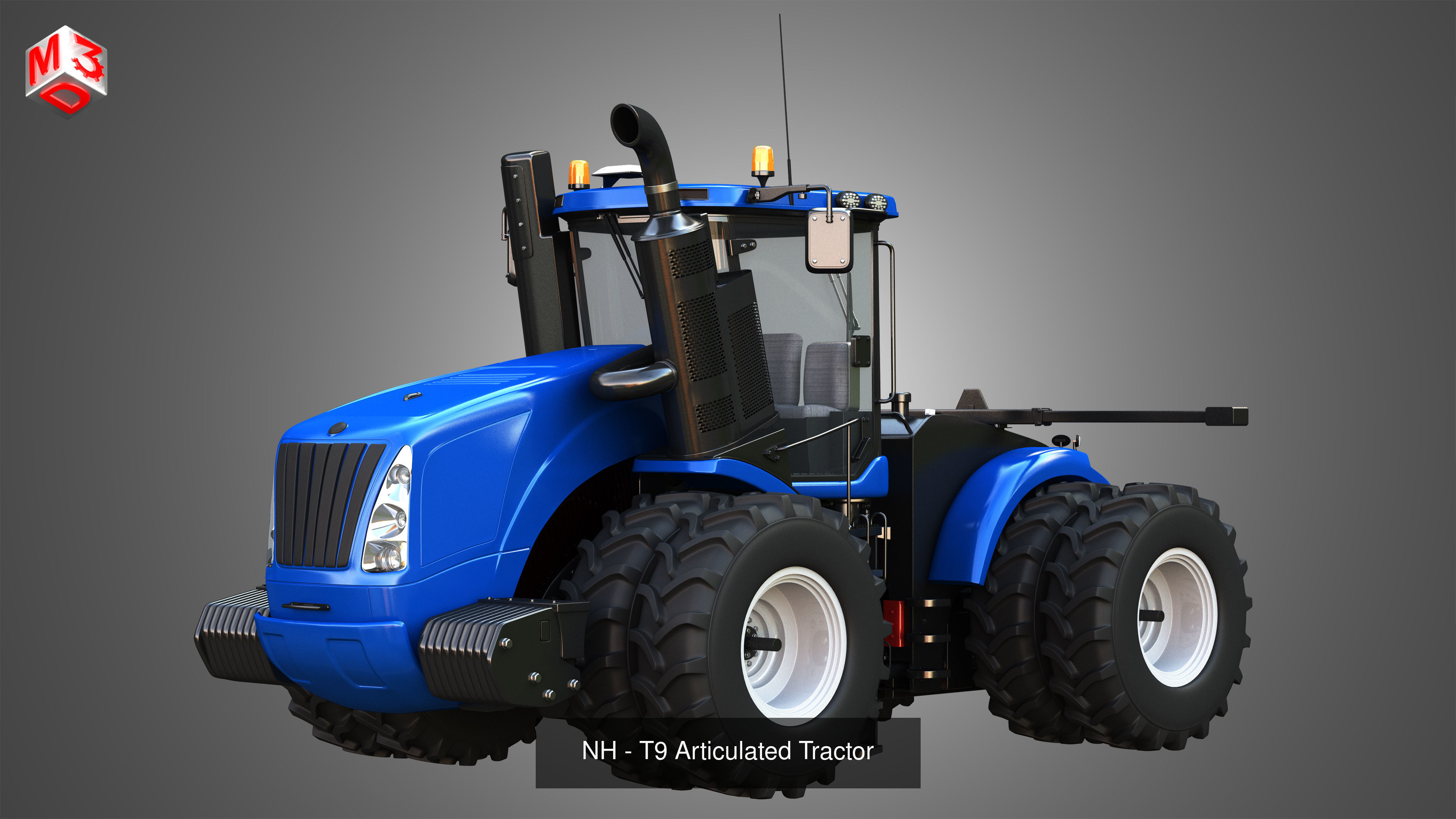 Farming Vehicles and Tools - Package3 - Tractors 3D Model Collection_18