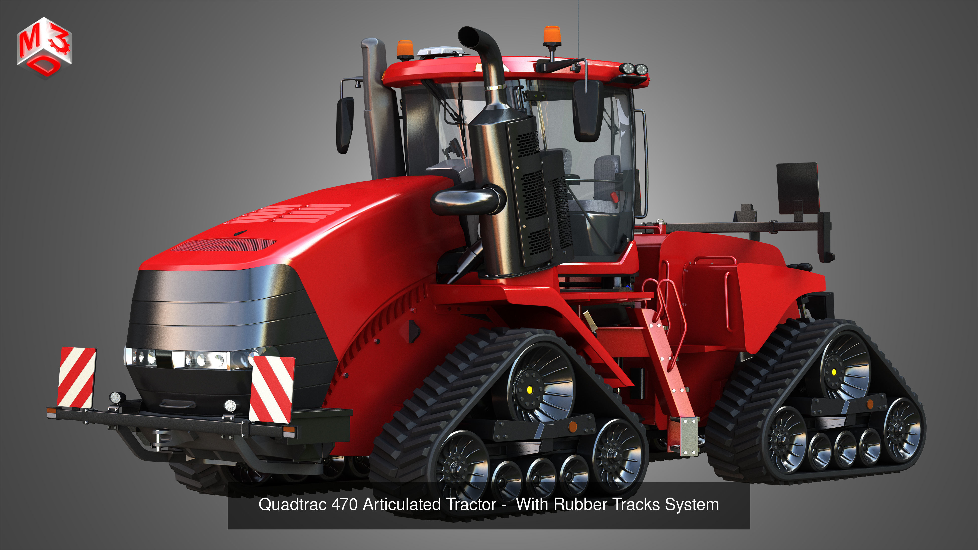 Farming Vehicles and Tools - Package3 - Tractors 3D Model Collection_25