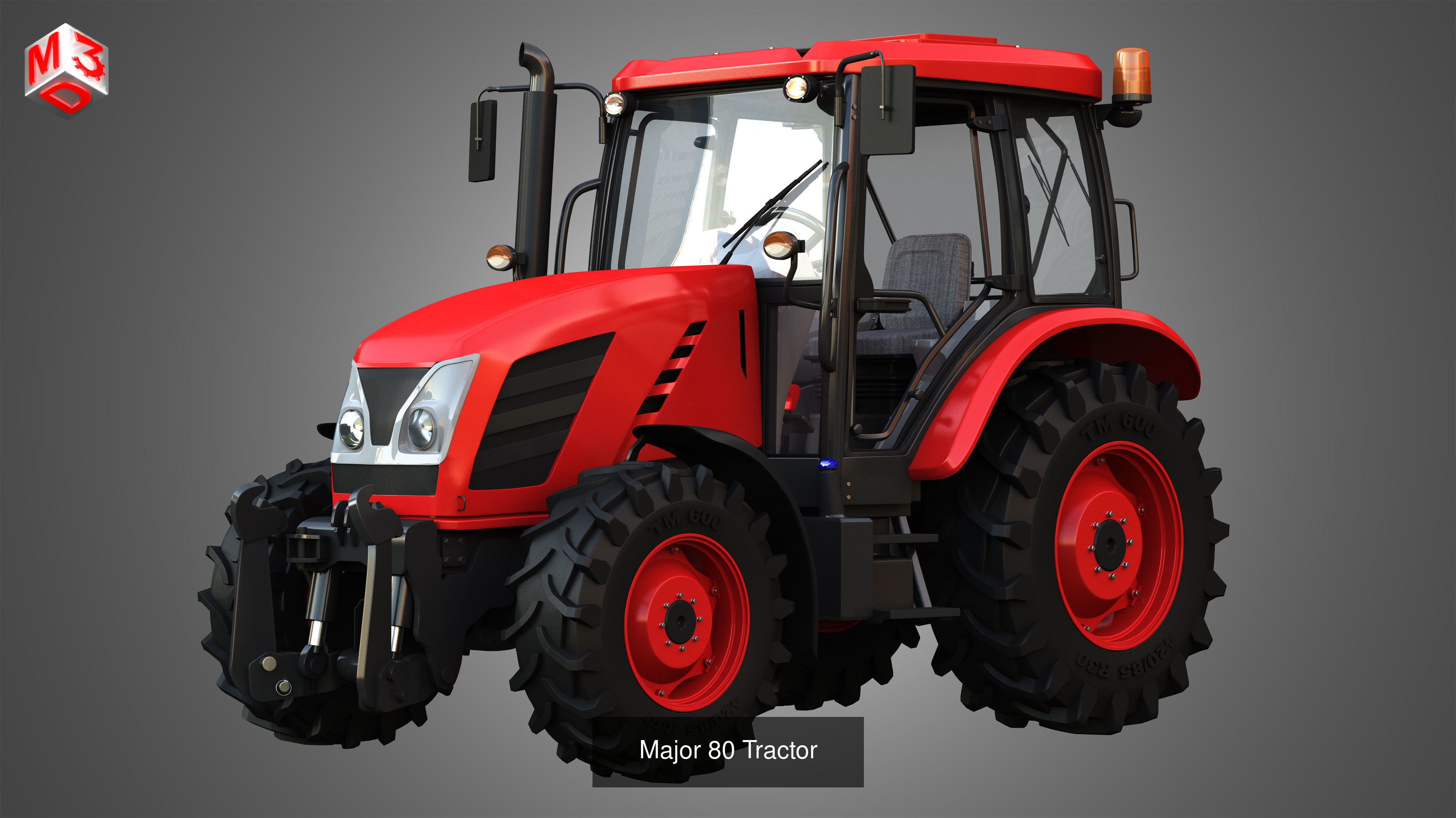 Farming Vehicles and Tools - Package3 - Tractors 3D Model Collection_28