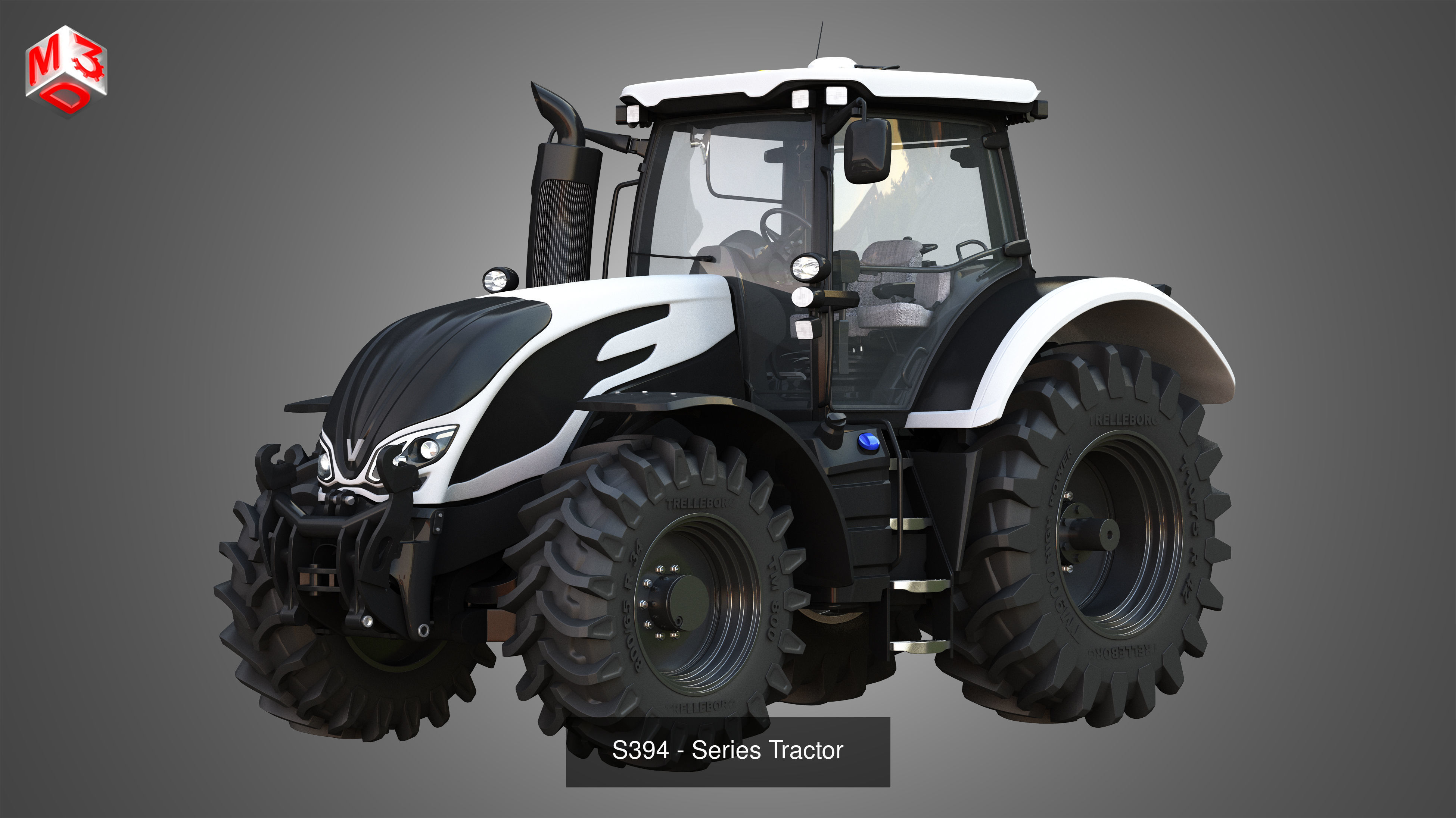 Farming Vehicles and Tools - Package3 - Tractors 3D Model Collection_24