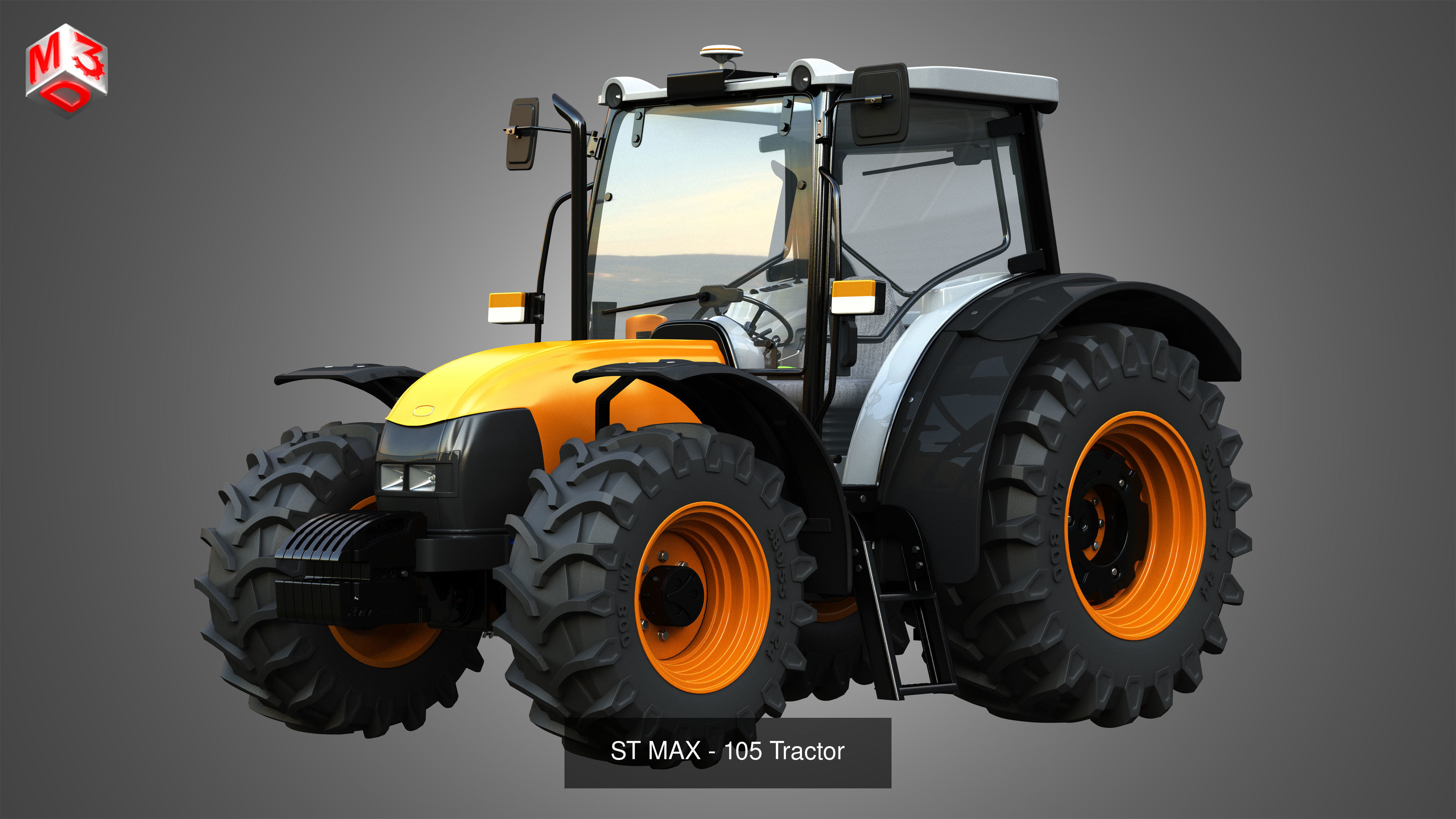 Farming Vehicles and Tools - Package3 - Tractors 3D Model Collection_22