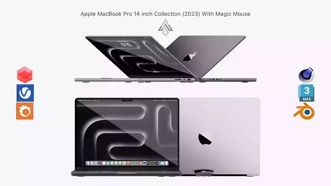 Apple MacBook Pro 14 inch Collection 2023 With Magic Mouse