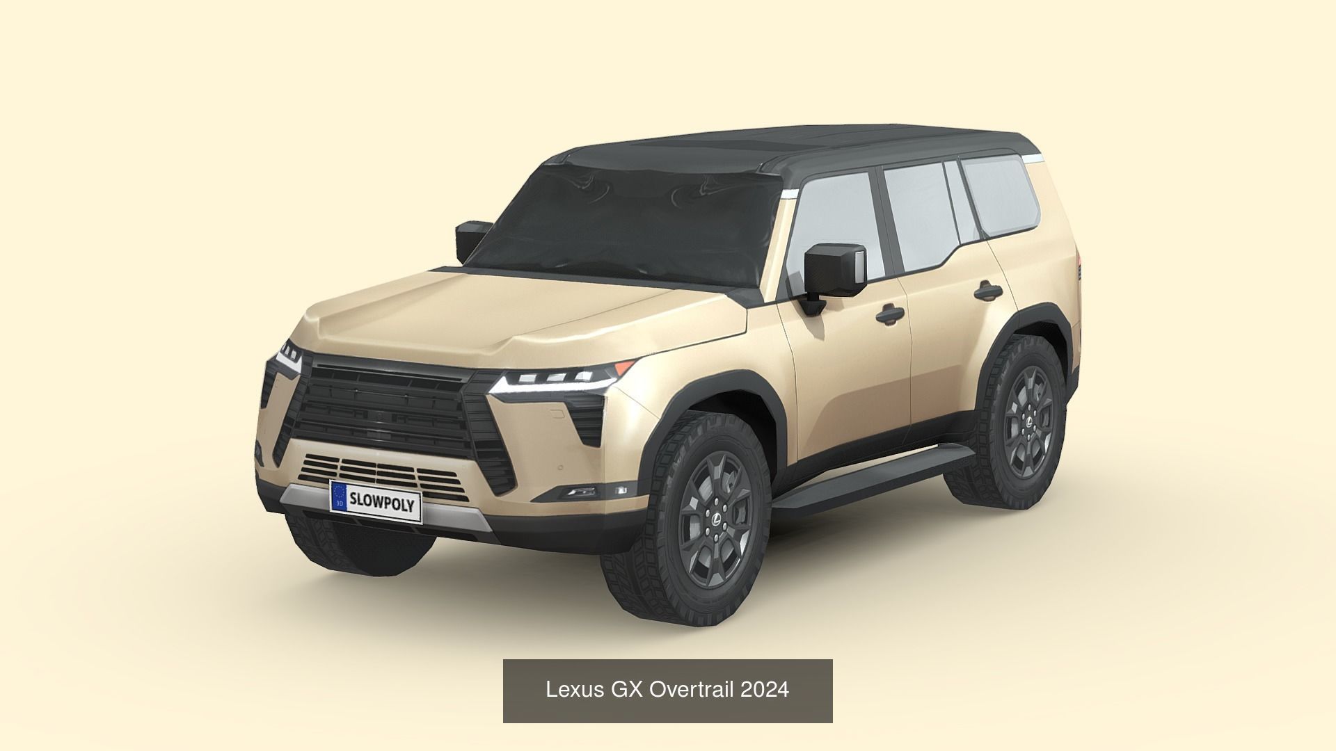 Low-Poly Car Pack 025 - Family SUV Pack 3D Model Collection_11