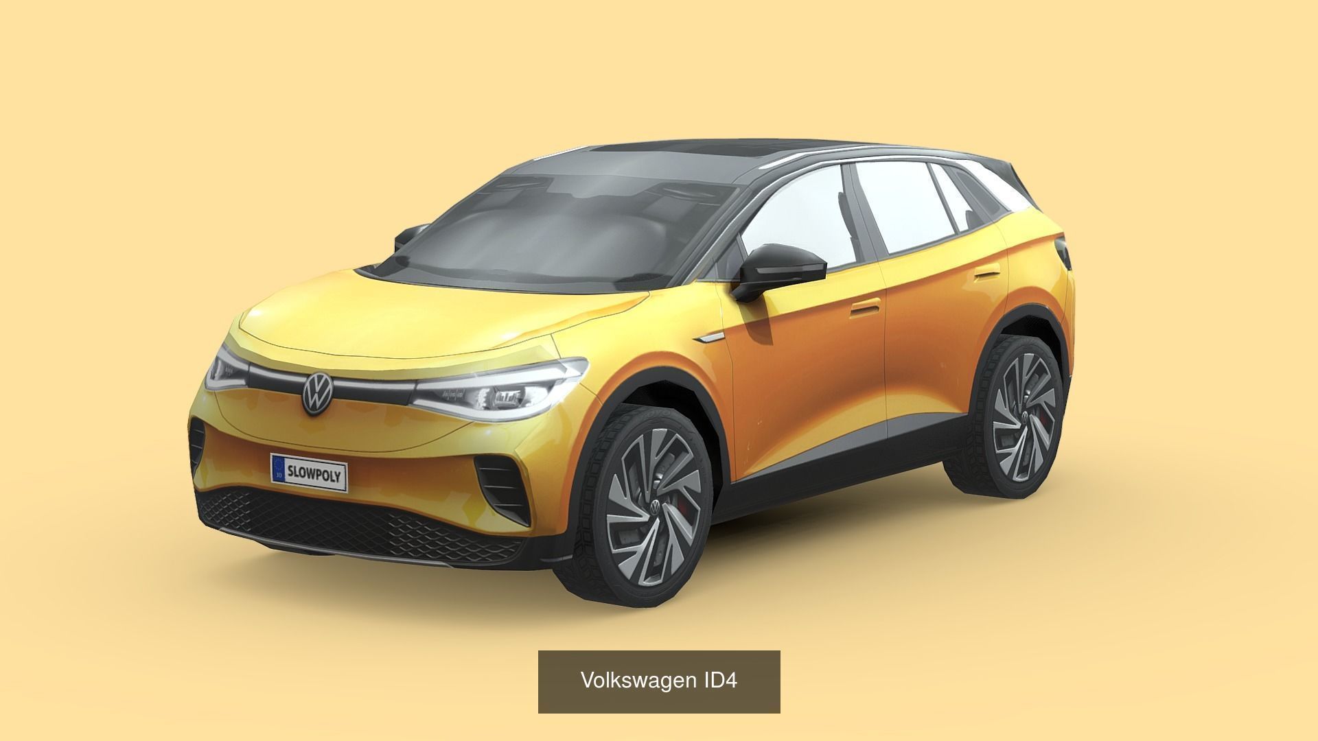 Low-Poly Car Pack 025 - Family SUV Pack 3D Model Collection_13