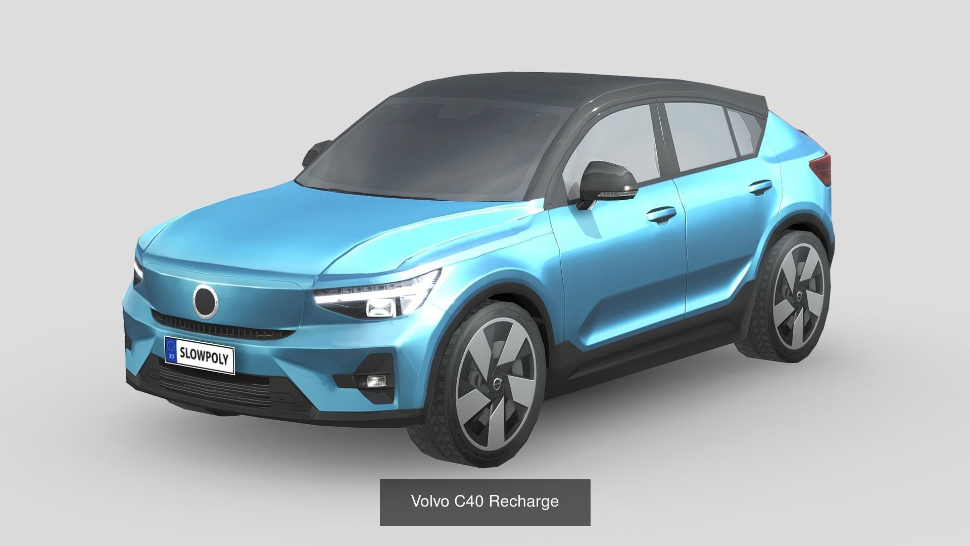 Low-Poly Car Pack 025 - Family SUV Pack 3D Model Collection_14