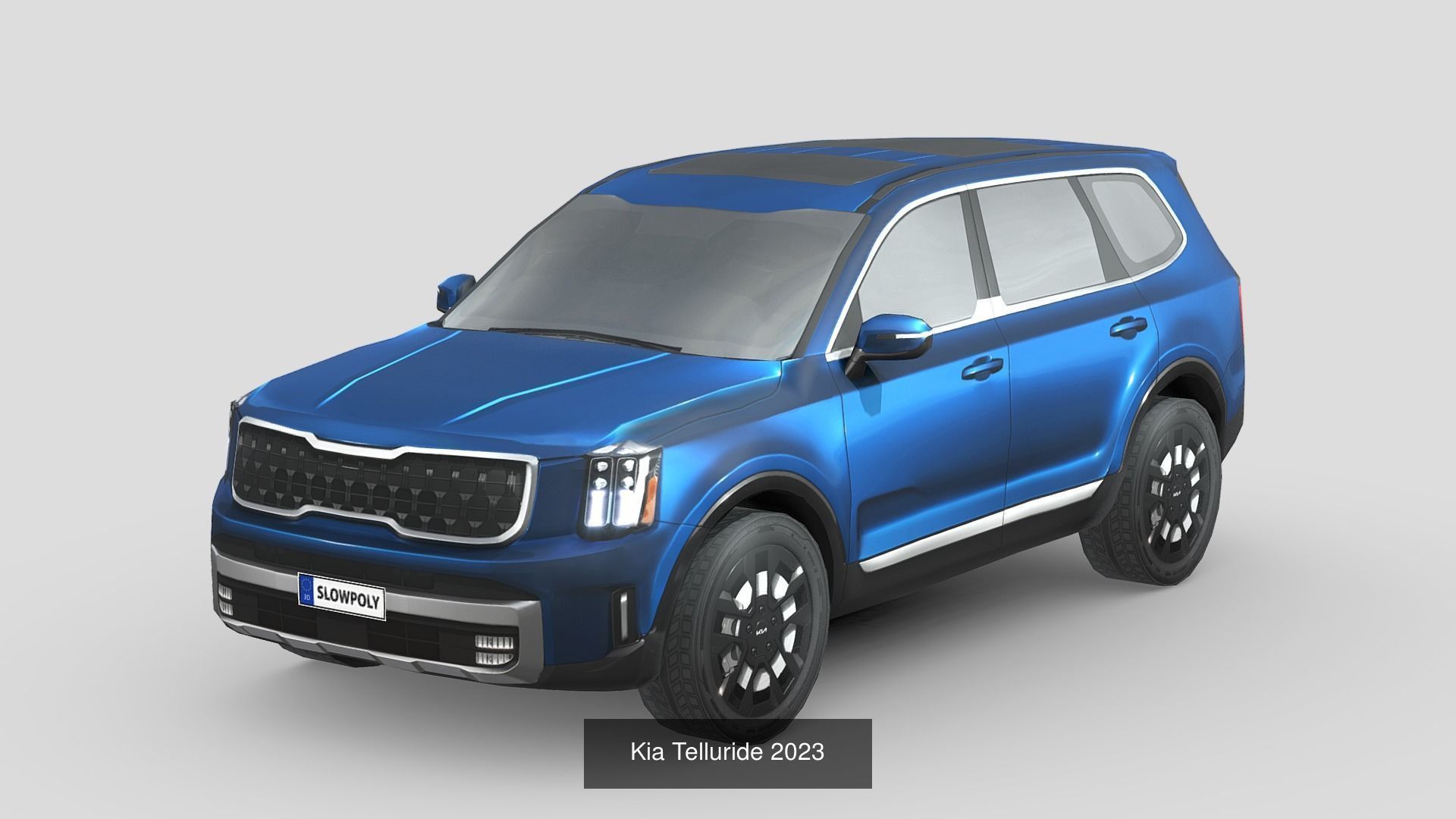 Low-Poly Car Pack 025 - Family SUV Pack 3D Model Collection_10