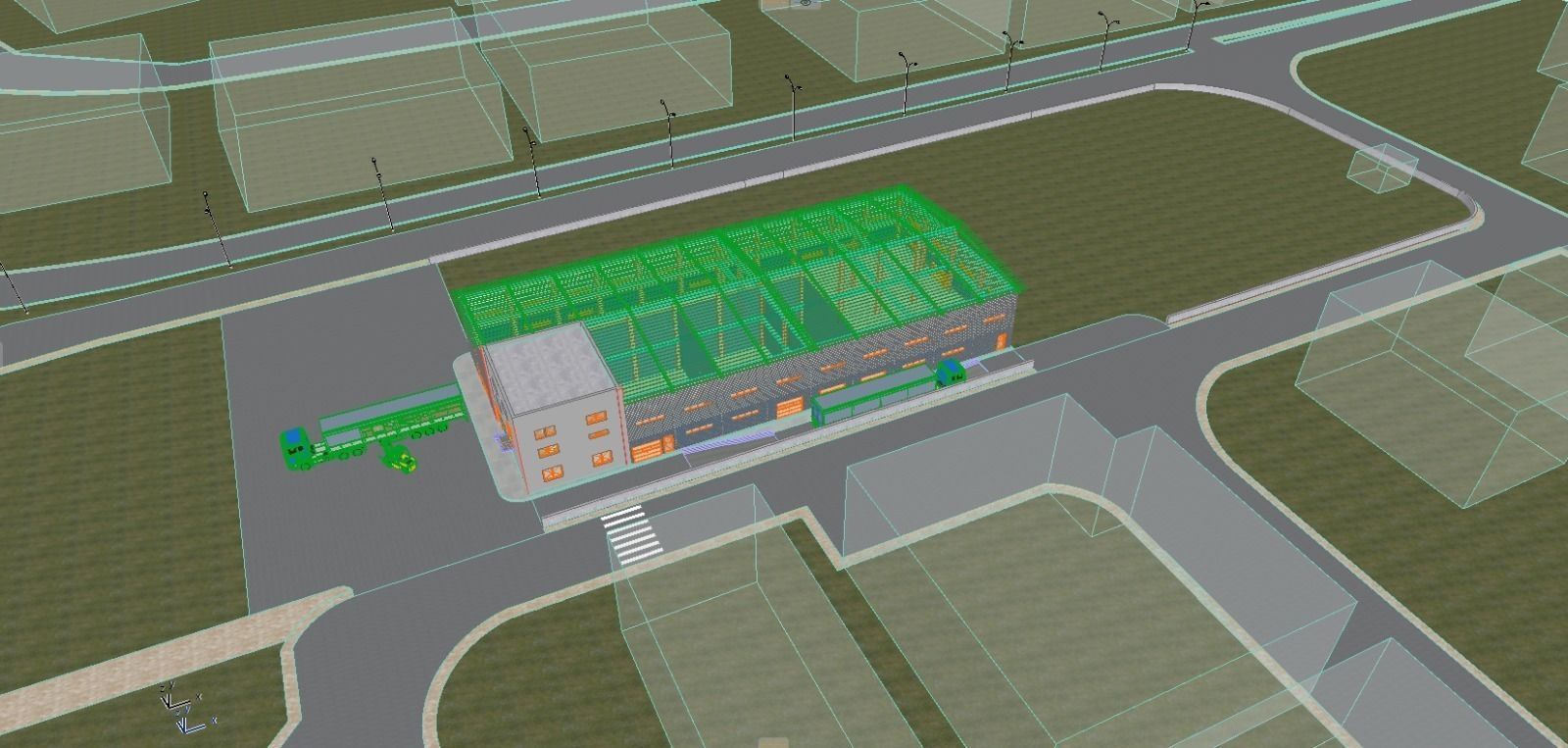 Warehouse Project 3D model_1