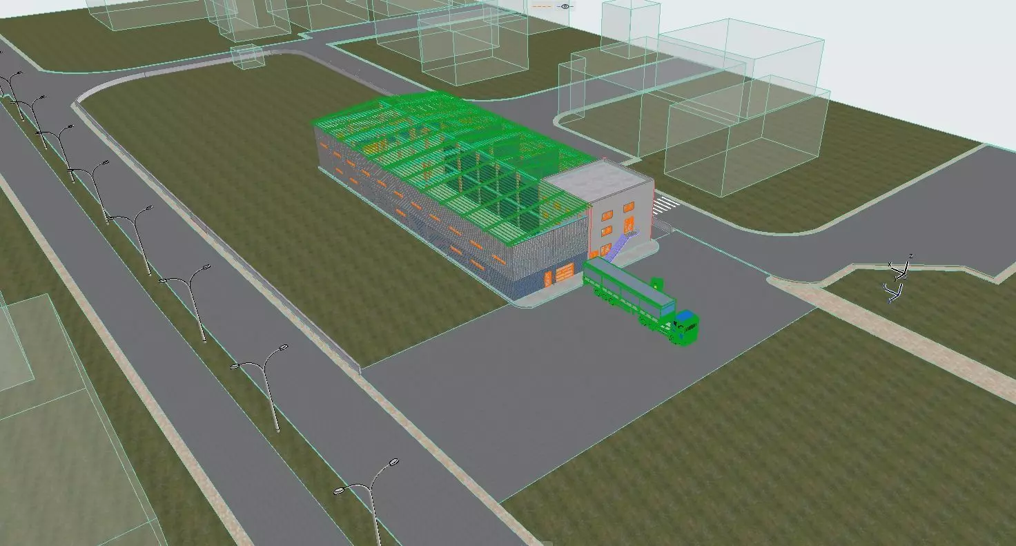 Warehouse Project 3D model_0