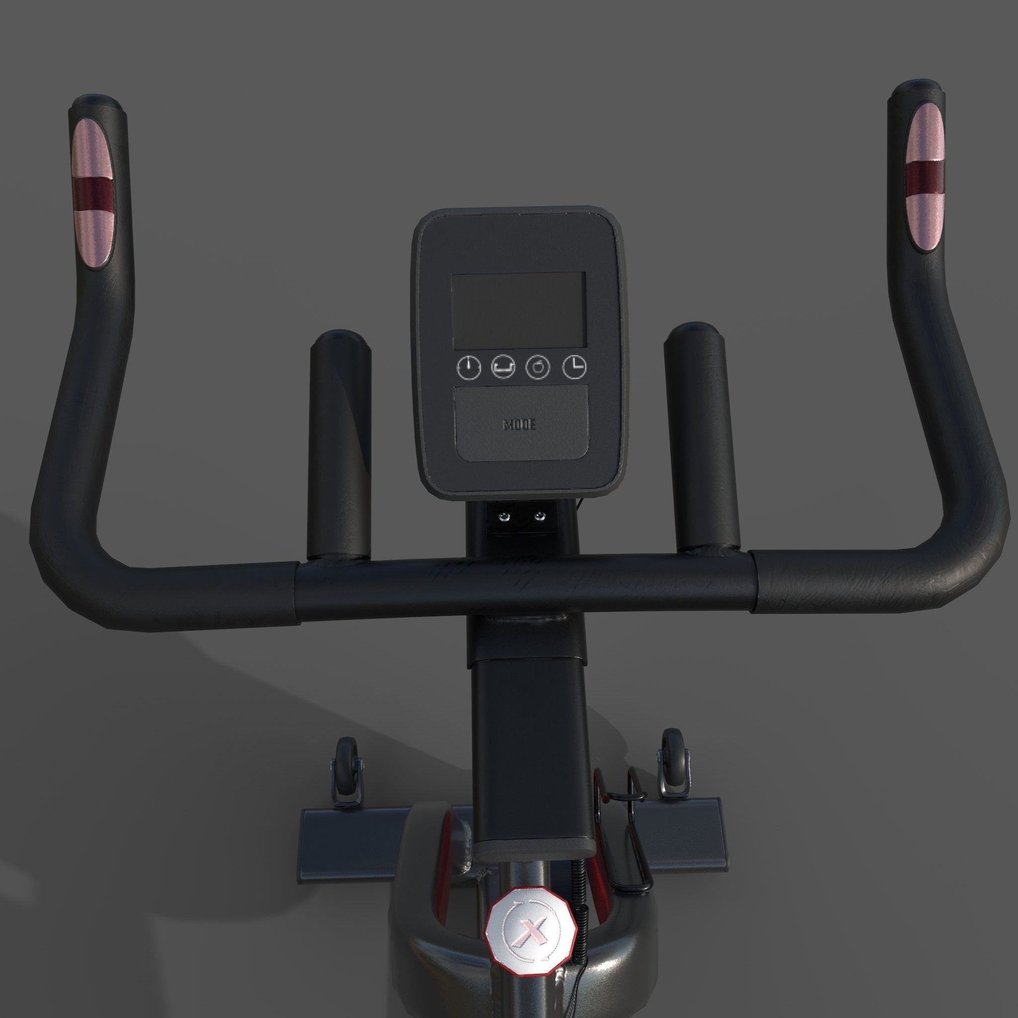 Exercise Bike 3D model_2